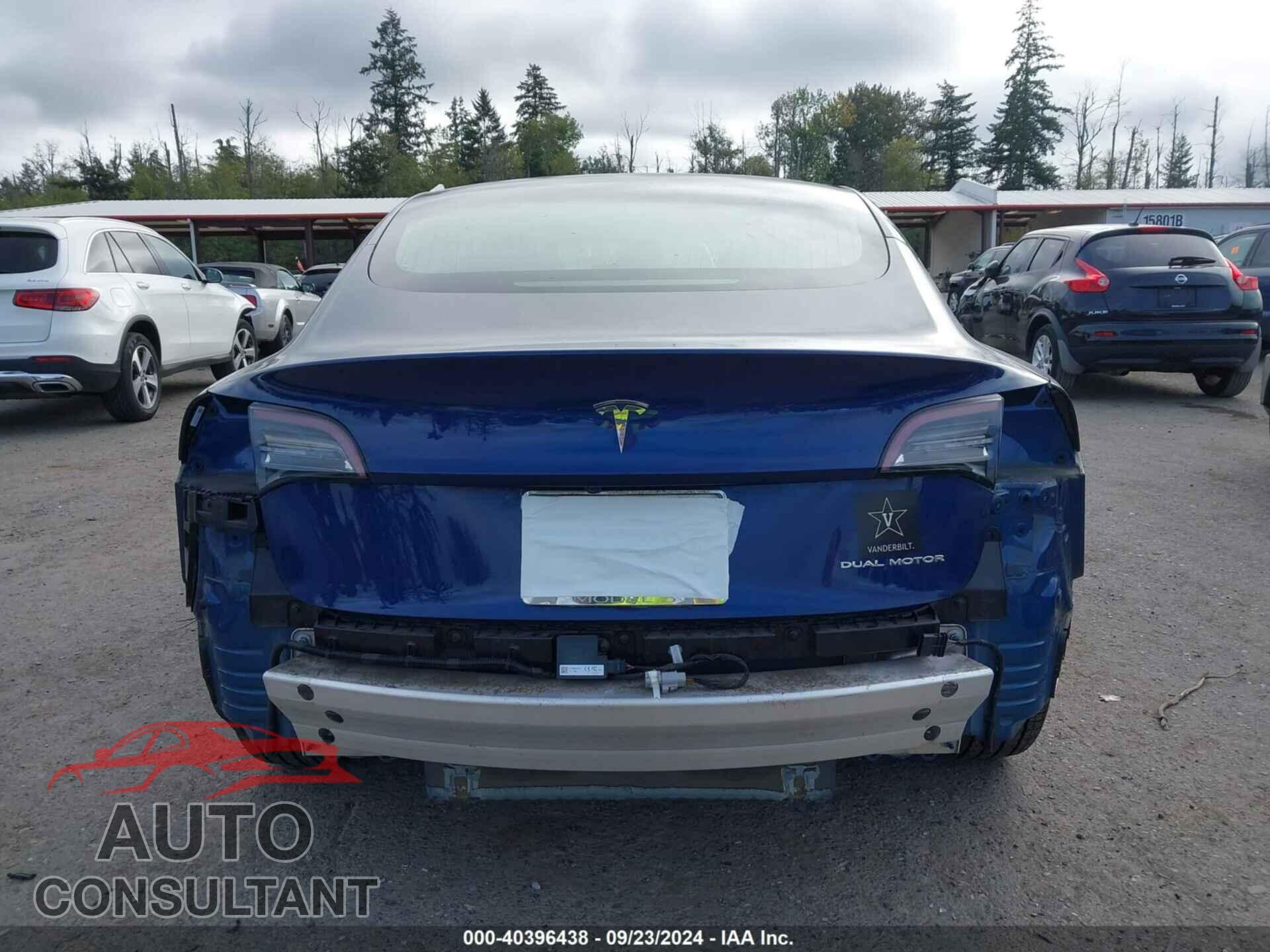 TESLA MODEL 3 2019 - 5YJ3E1EB3KF433122