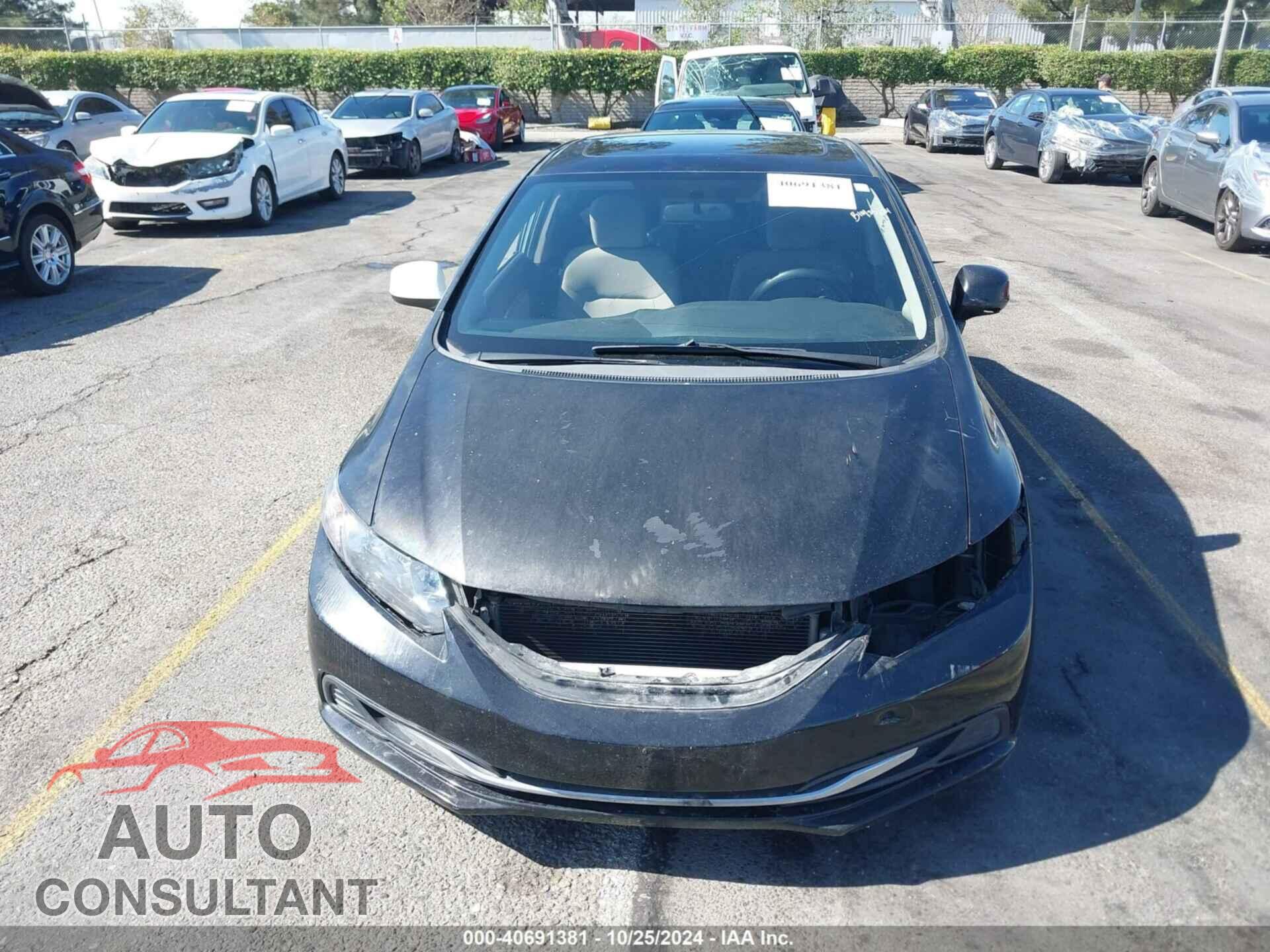 HONDA CIVIC 2013 - 19XFB2F81DE221505