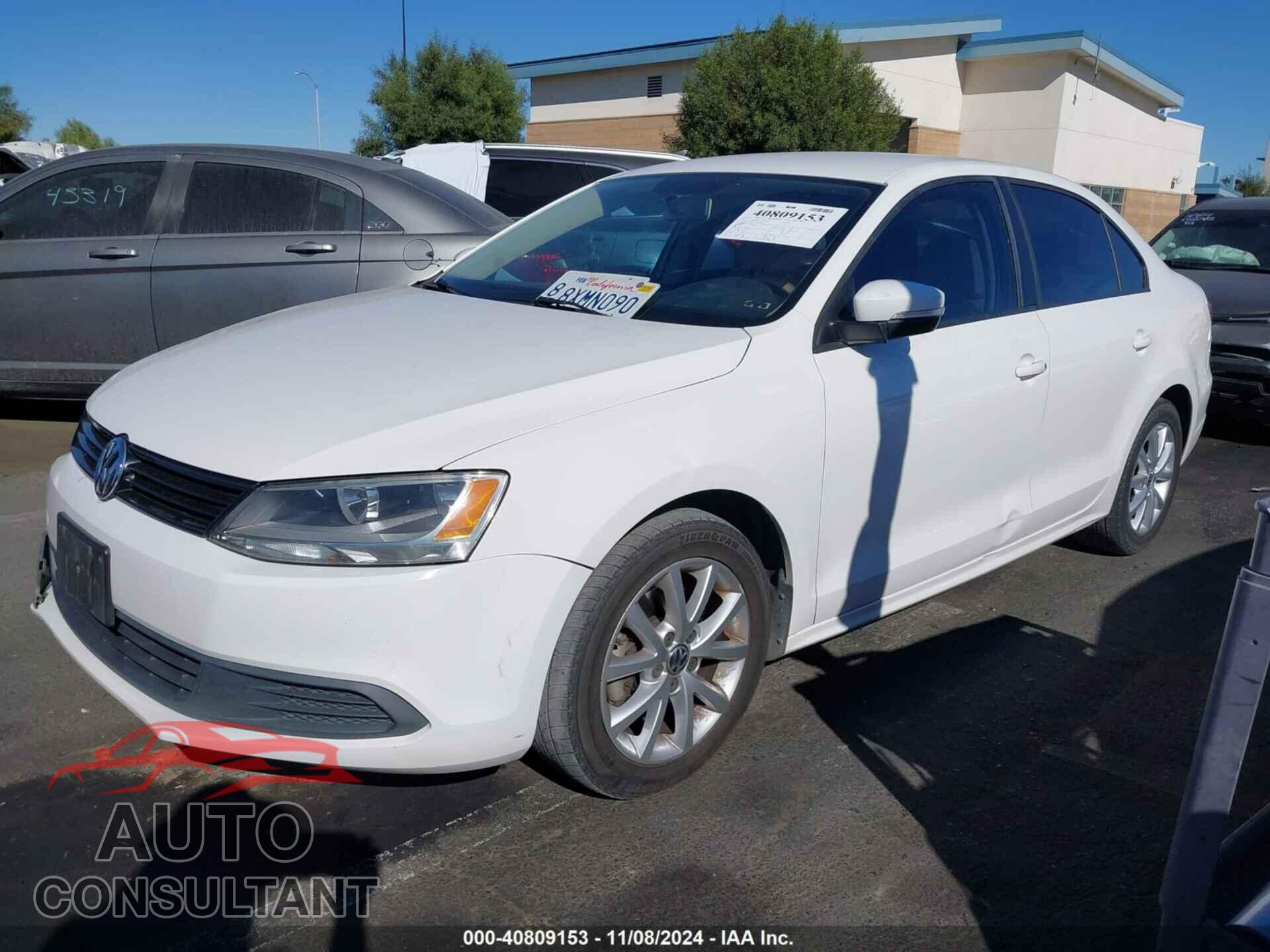 VOLKSWAGEN JETTA 2012 - 3VWDP7AJ2CM358664
