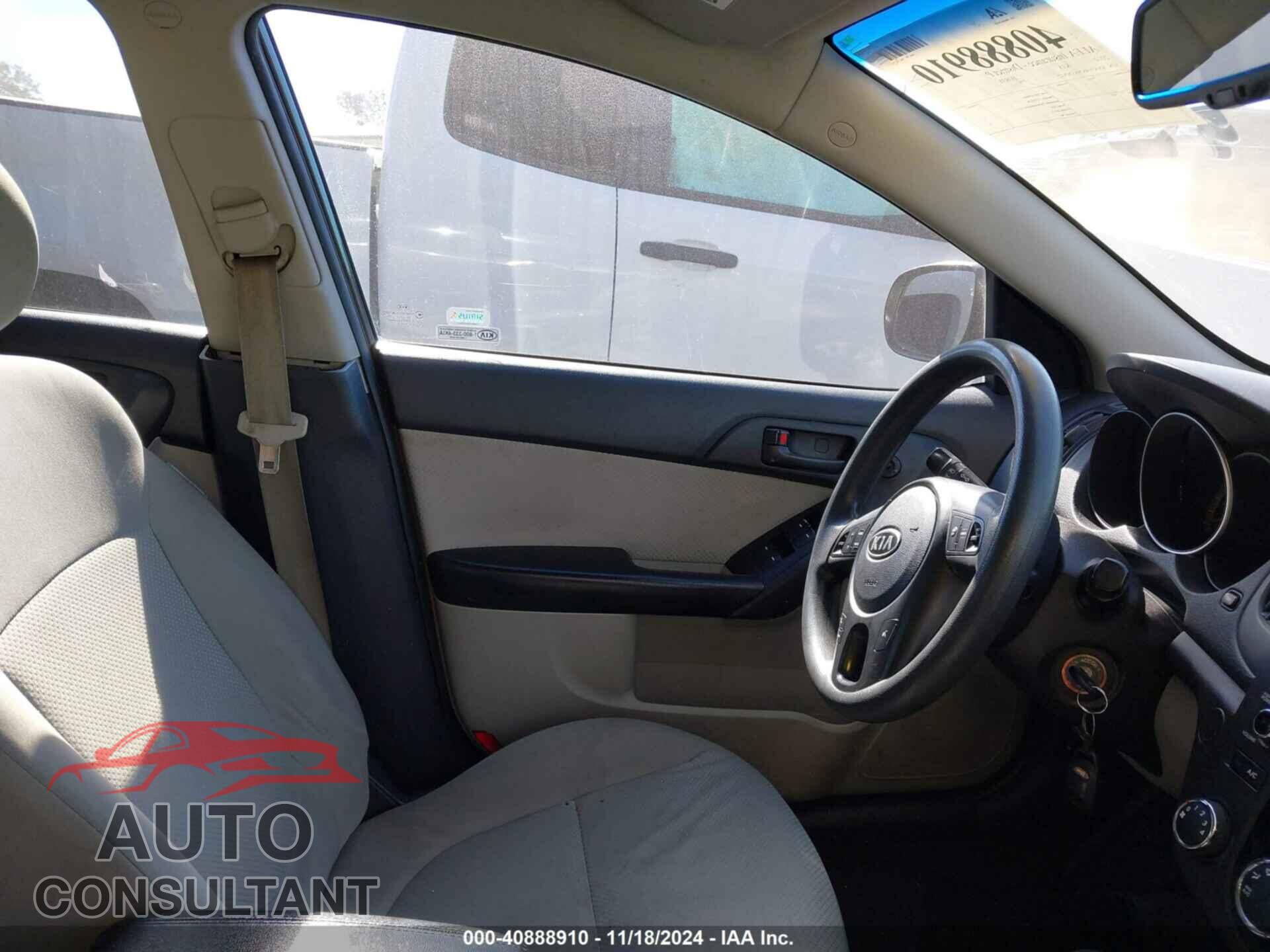 KIA FORTE 2010 - KNAFU4A20A5267632