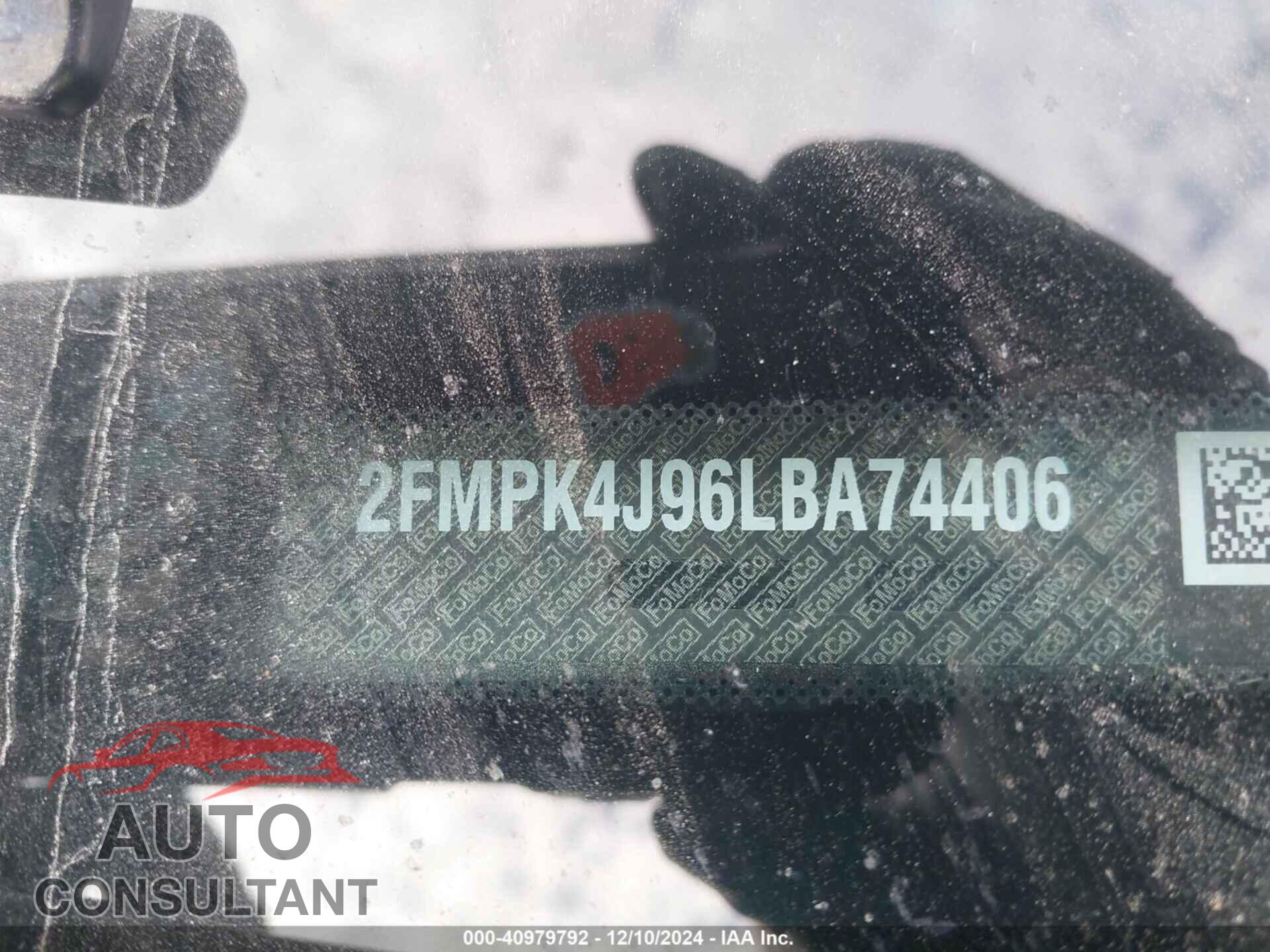 FORD EDGE 2020 - 2FMPK4J96LBA74406