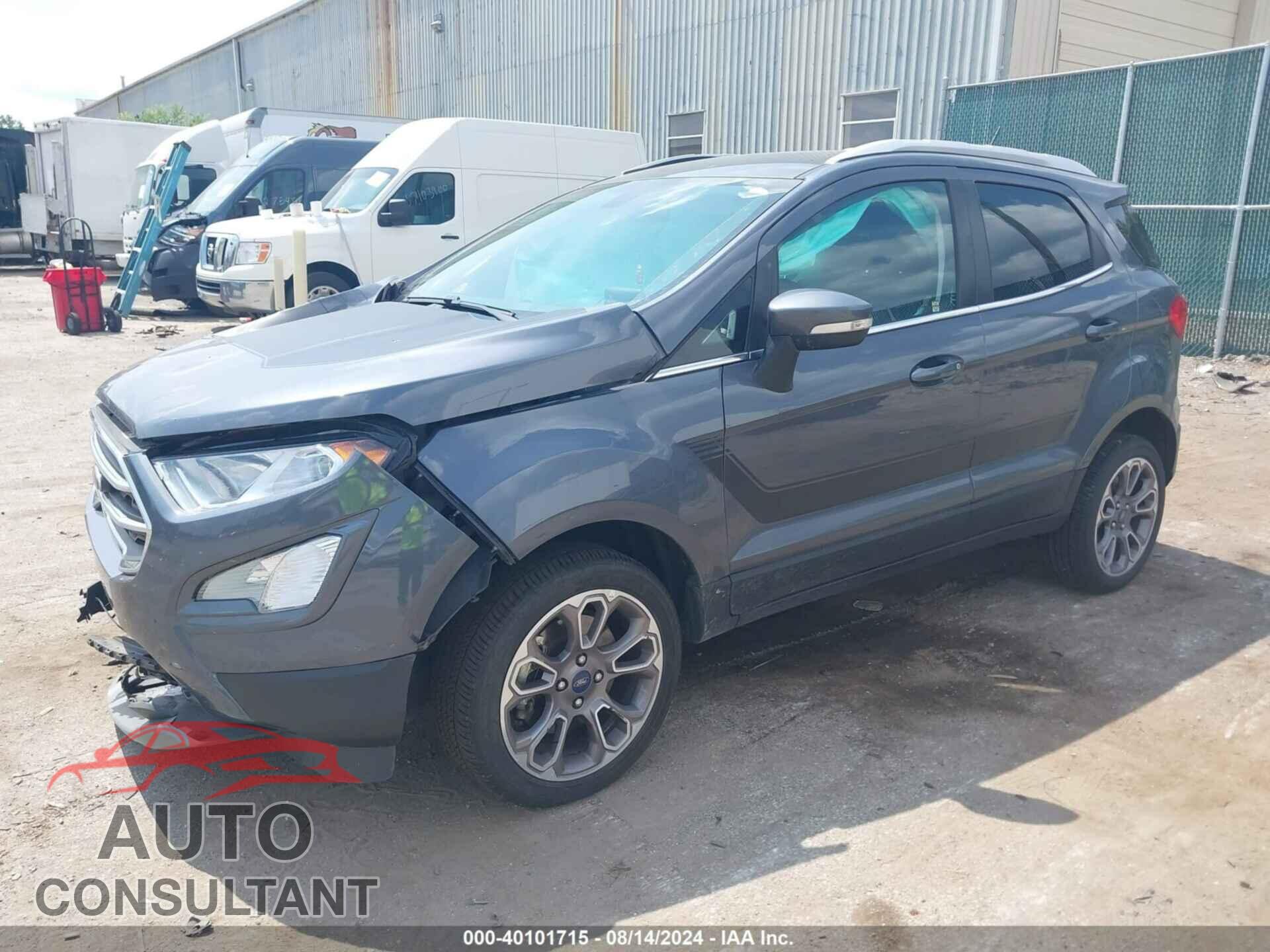 FORD ECOSPORT 2022 - MAJ6S3KL3NC463436