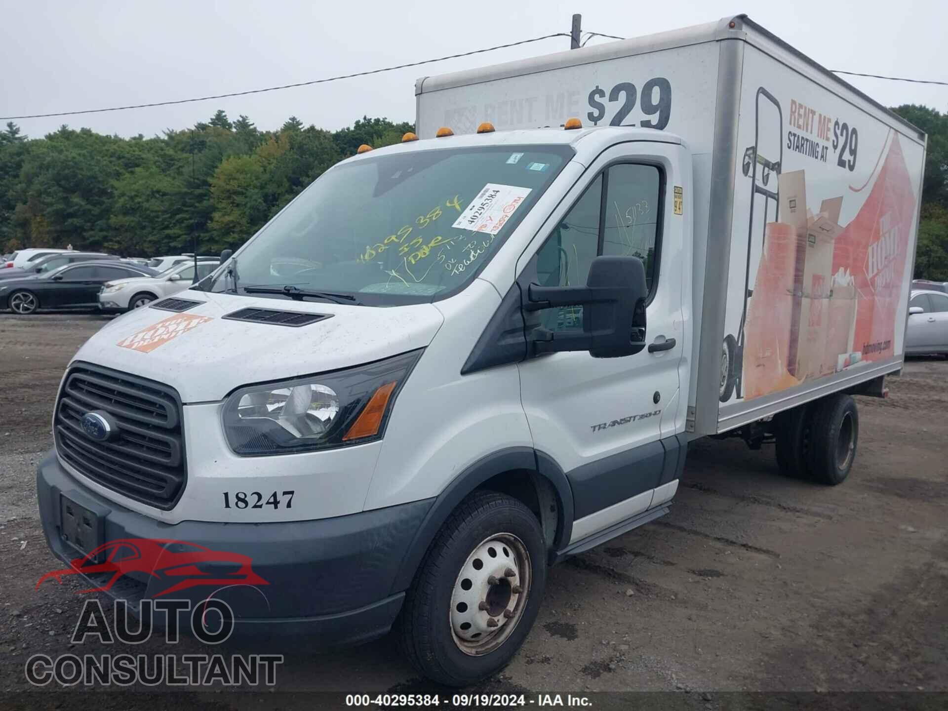 FORD TRANSIT-350 CAB 2018 - 1FDBF8ZMXJKA99651