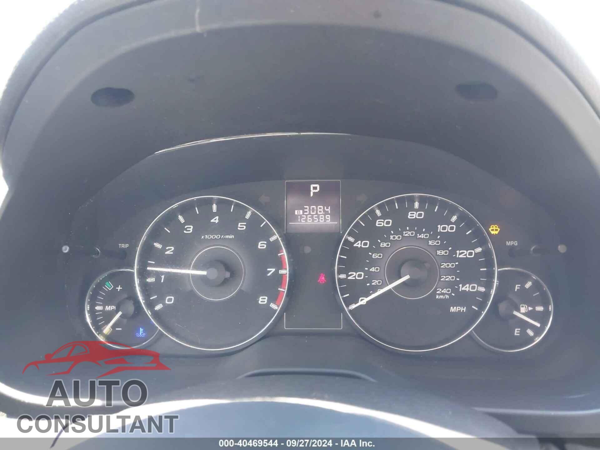 SUBARU OUTBACK 2011 - 4S4BRCKC8B3402238