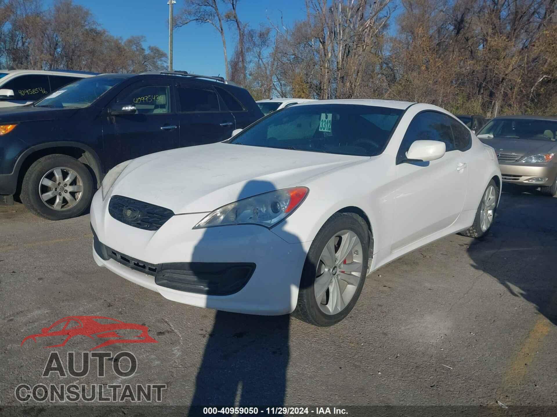 HYUNDAI GENESIS 2012 - KMHHT6KD0CU078364
