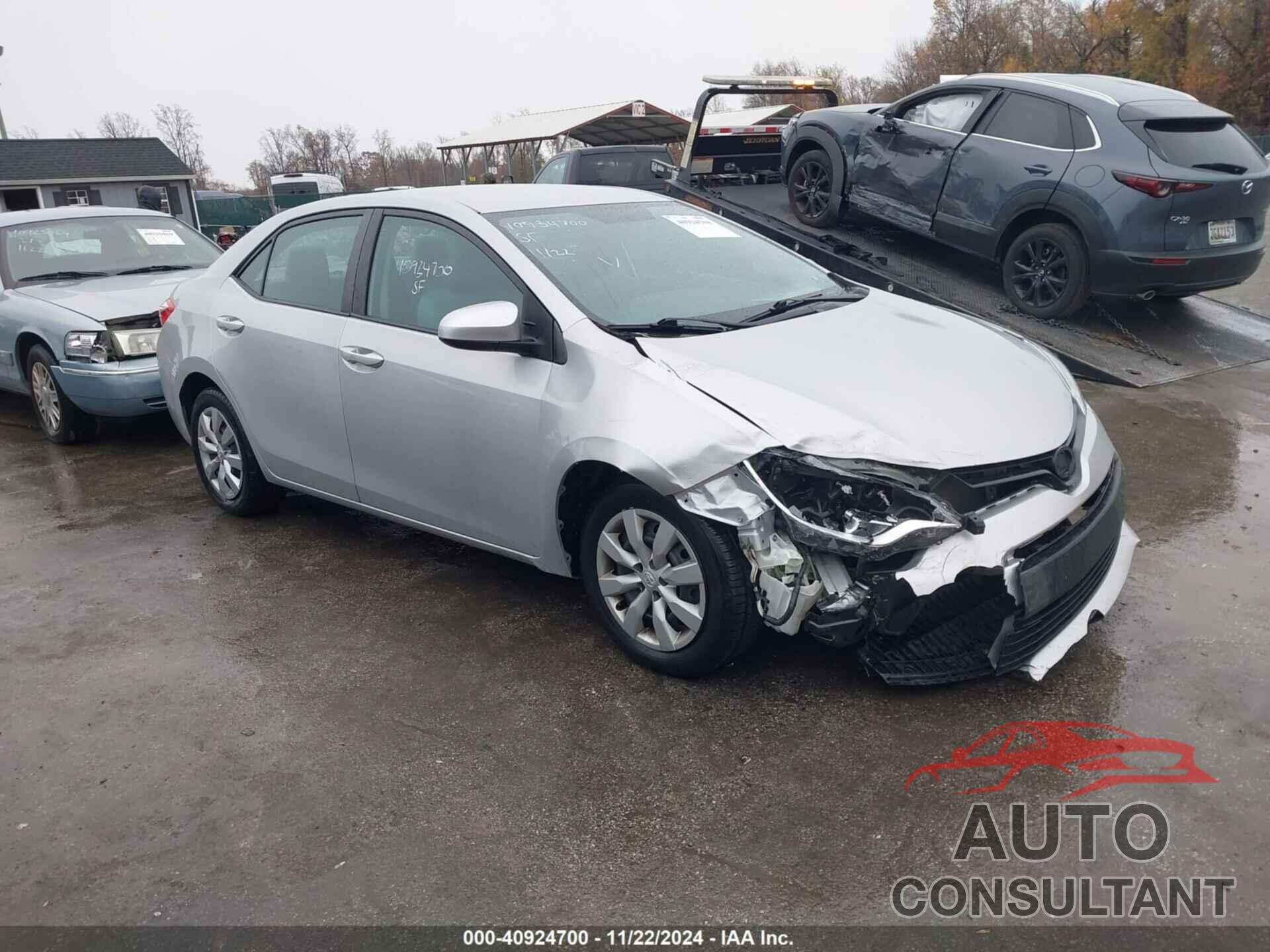 TOYOTA COROLLA 2014 - 2T1BURHE3EC126416