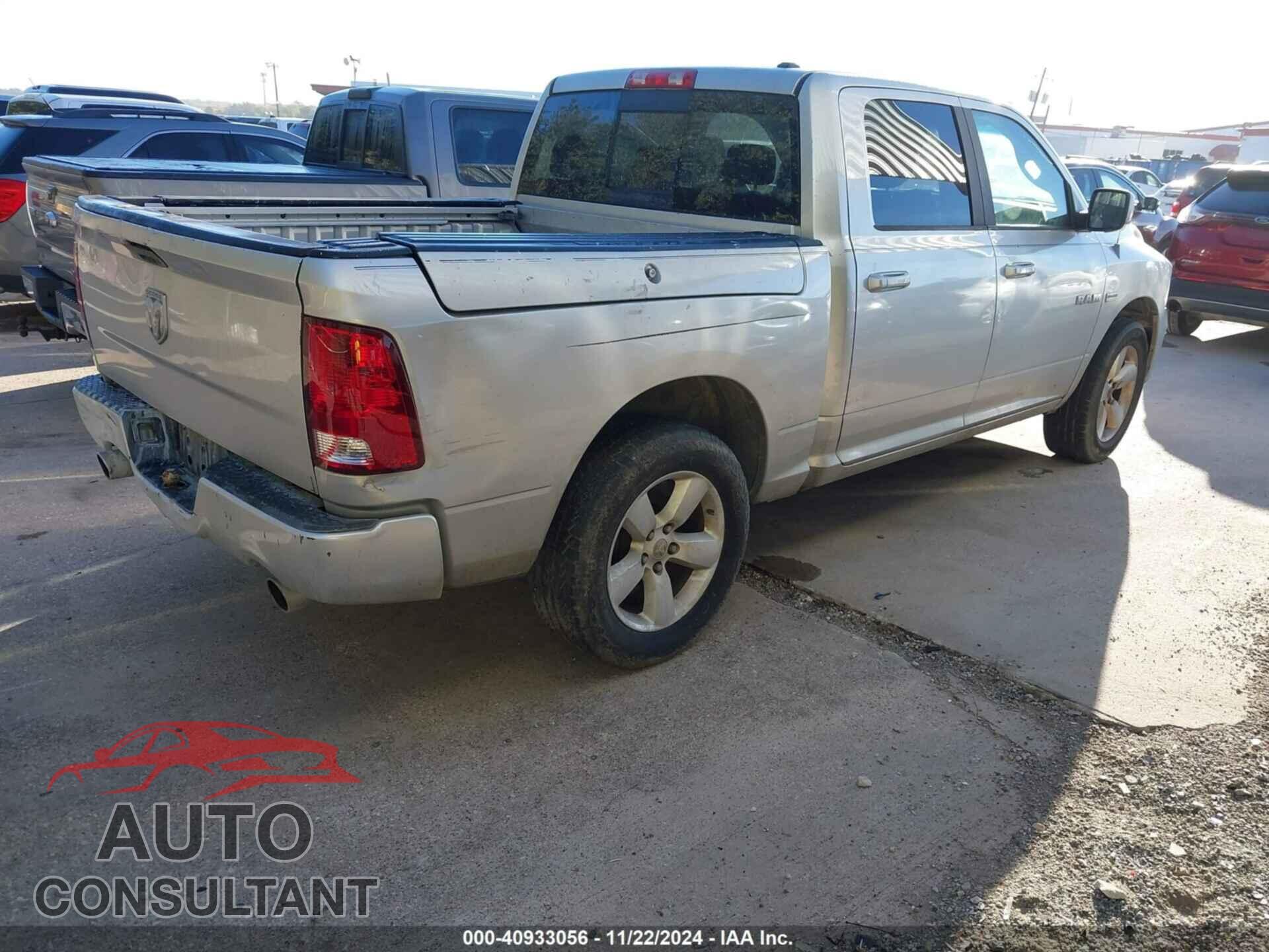 DODGE RAM 1500 2009 - 1D3HB13T99J514677