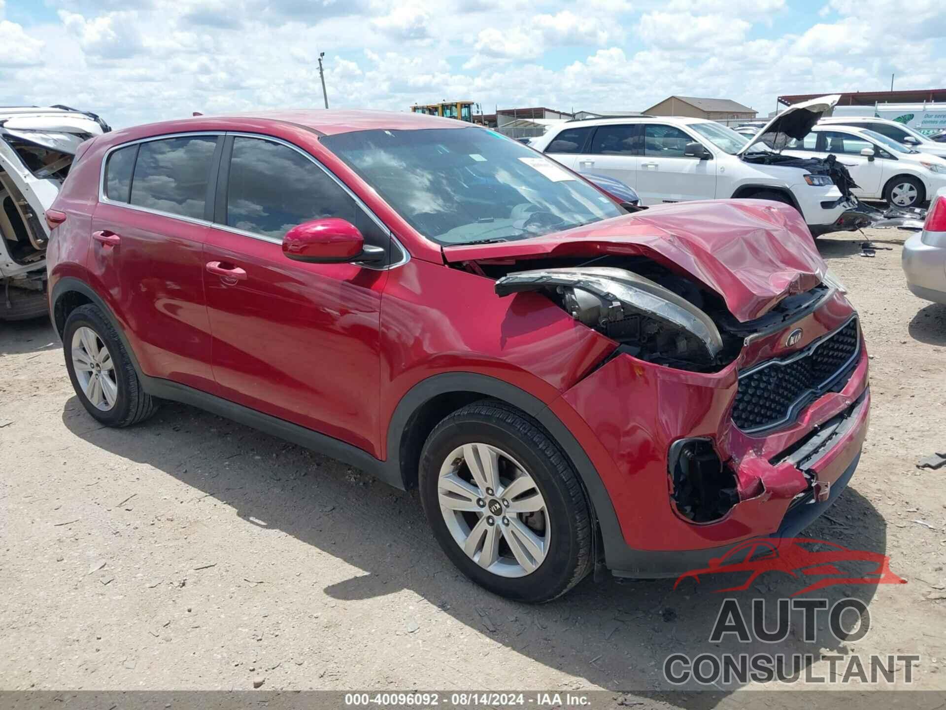 KIA SPORTAGE 2017 - KNDPM3ACXH7118816