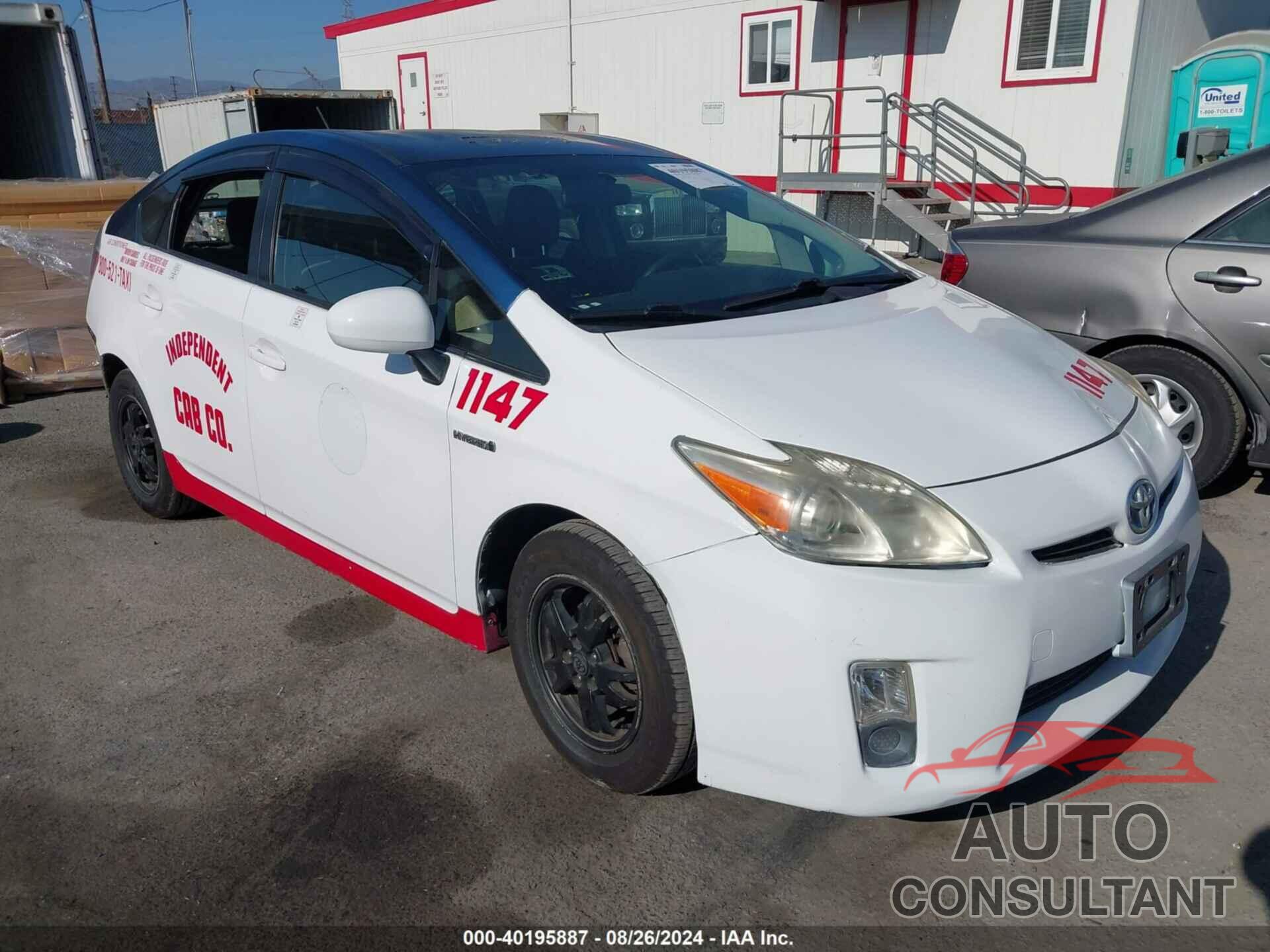TOYOTA PRIUS 2012 - JTDKN3DU4C5427603