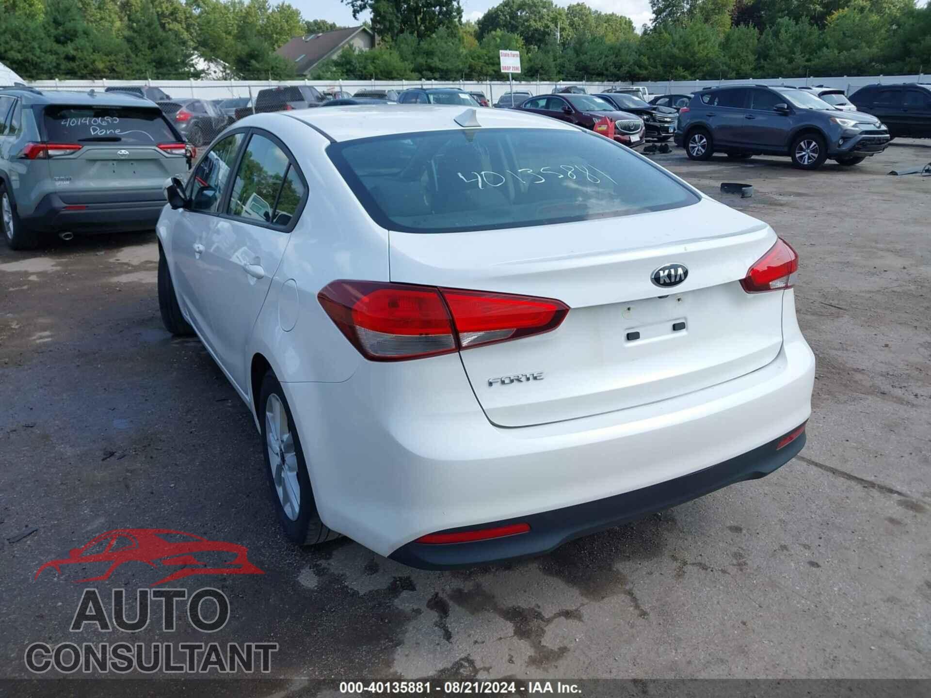 KIA FORTE 2017 - 3KPFL4A7XHE022644