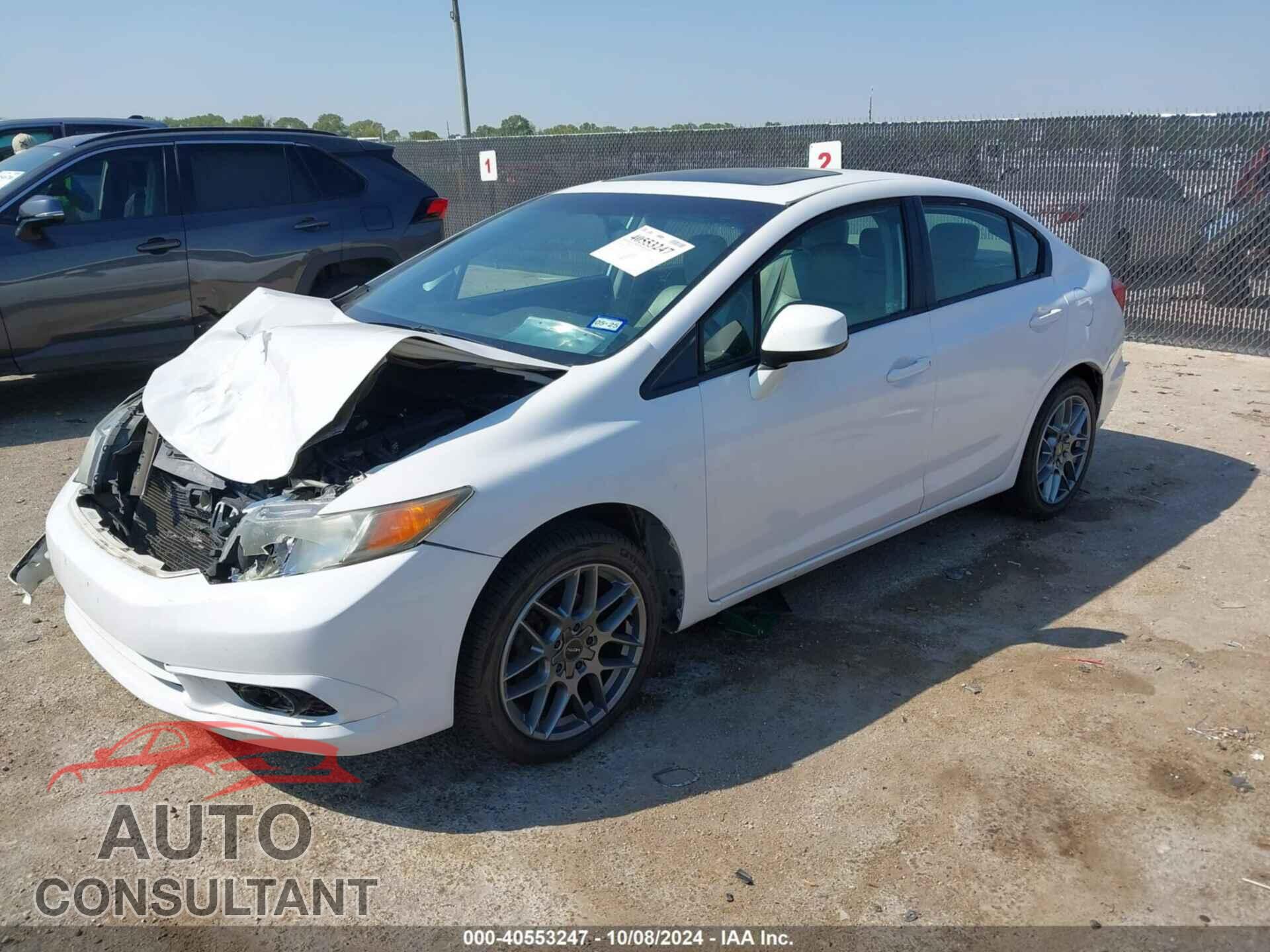 HONDA CIVIC 2012 - 2HGFB2F9XCH532542