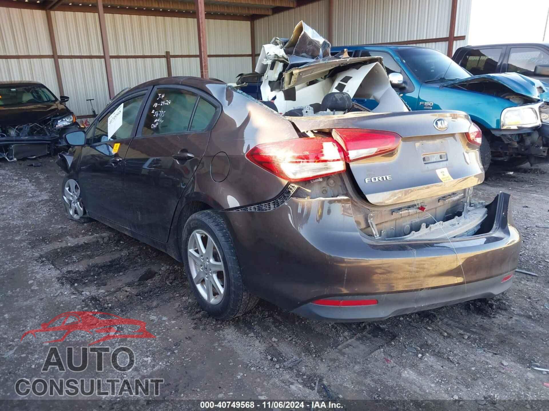 KIA FORTE 2017 - 3KPFK4A72HE137063