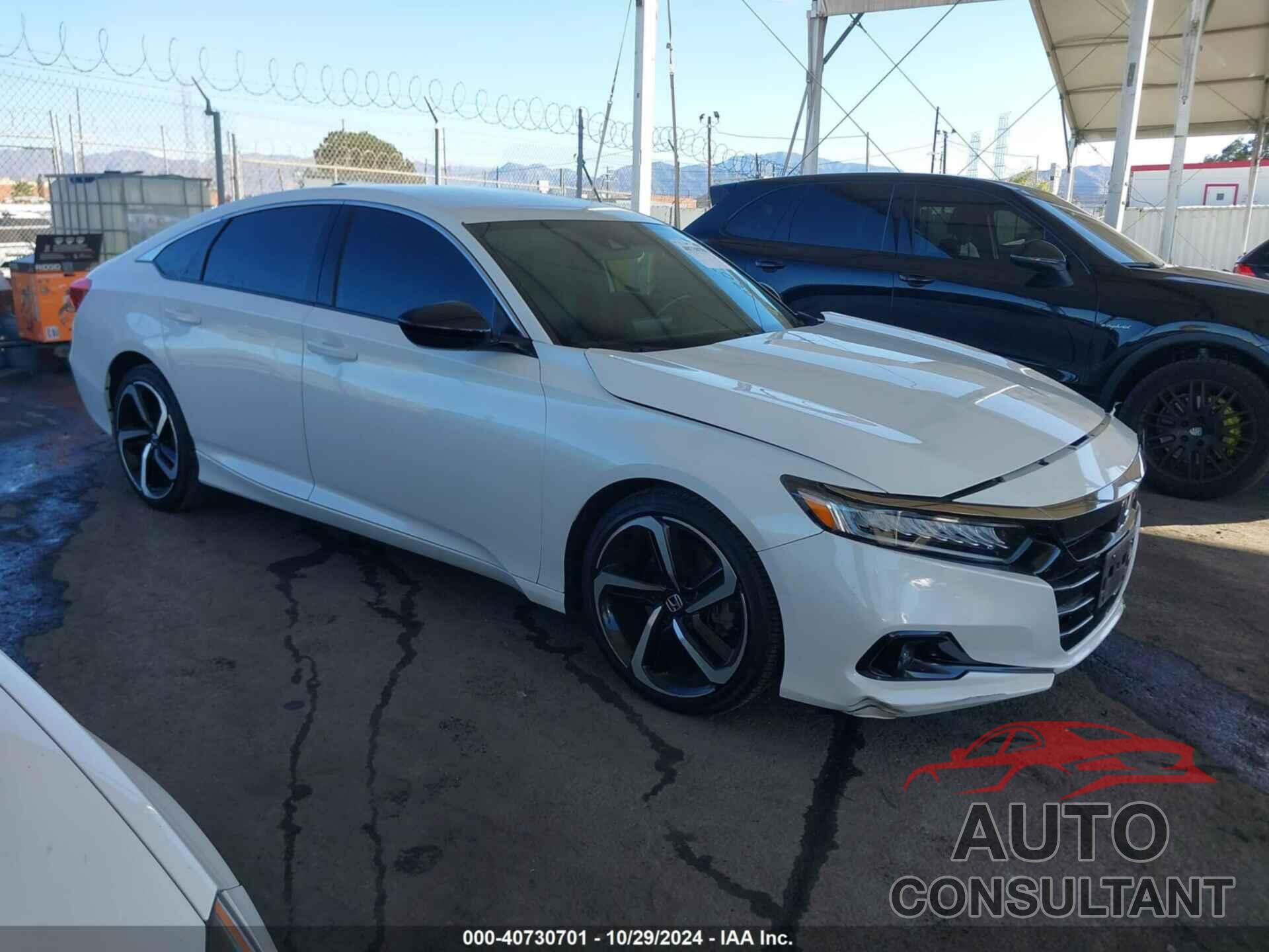 HONDA ACCORD 2021 - 1HGCV1F37MA000990