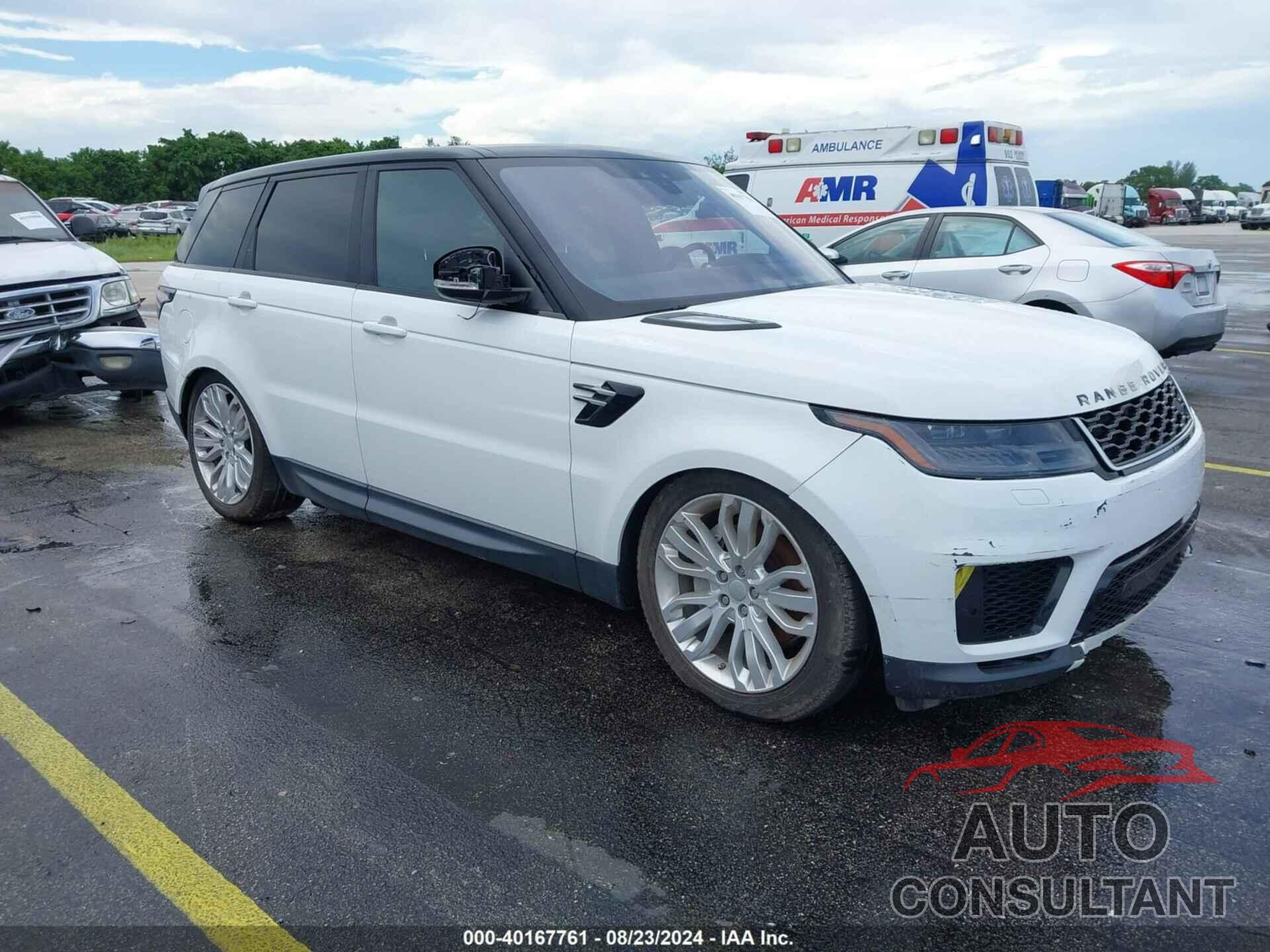 LAND ROVER RANGE ROVER SPORT 2019 - SALWG2RV6KA830262