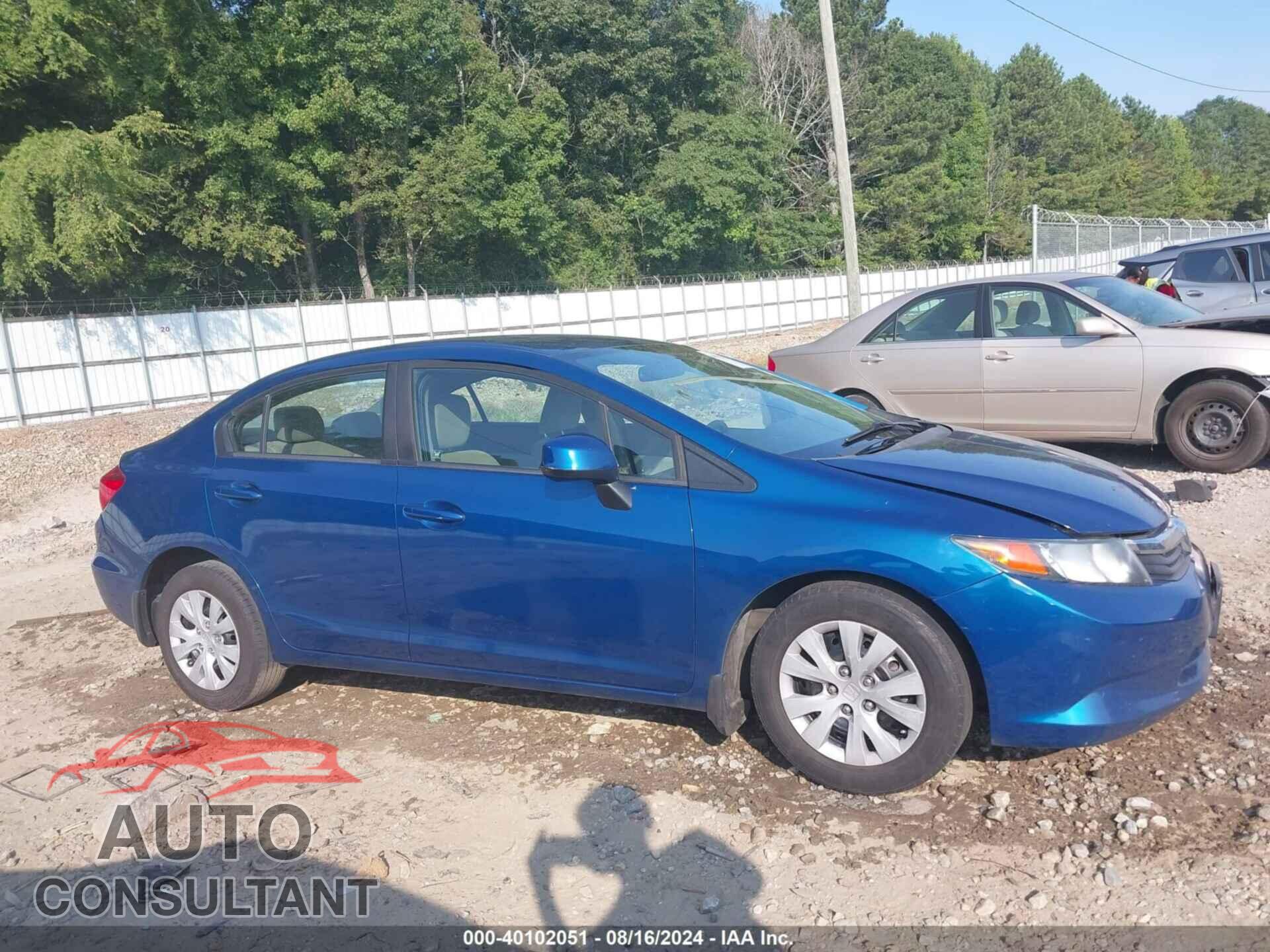 HONDA CIVIC 2012 - 2HGFB2F53CH550068