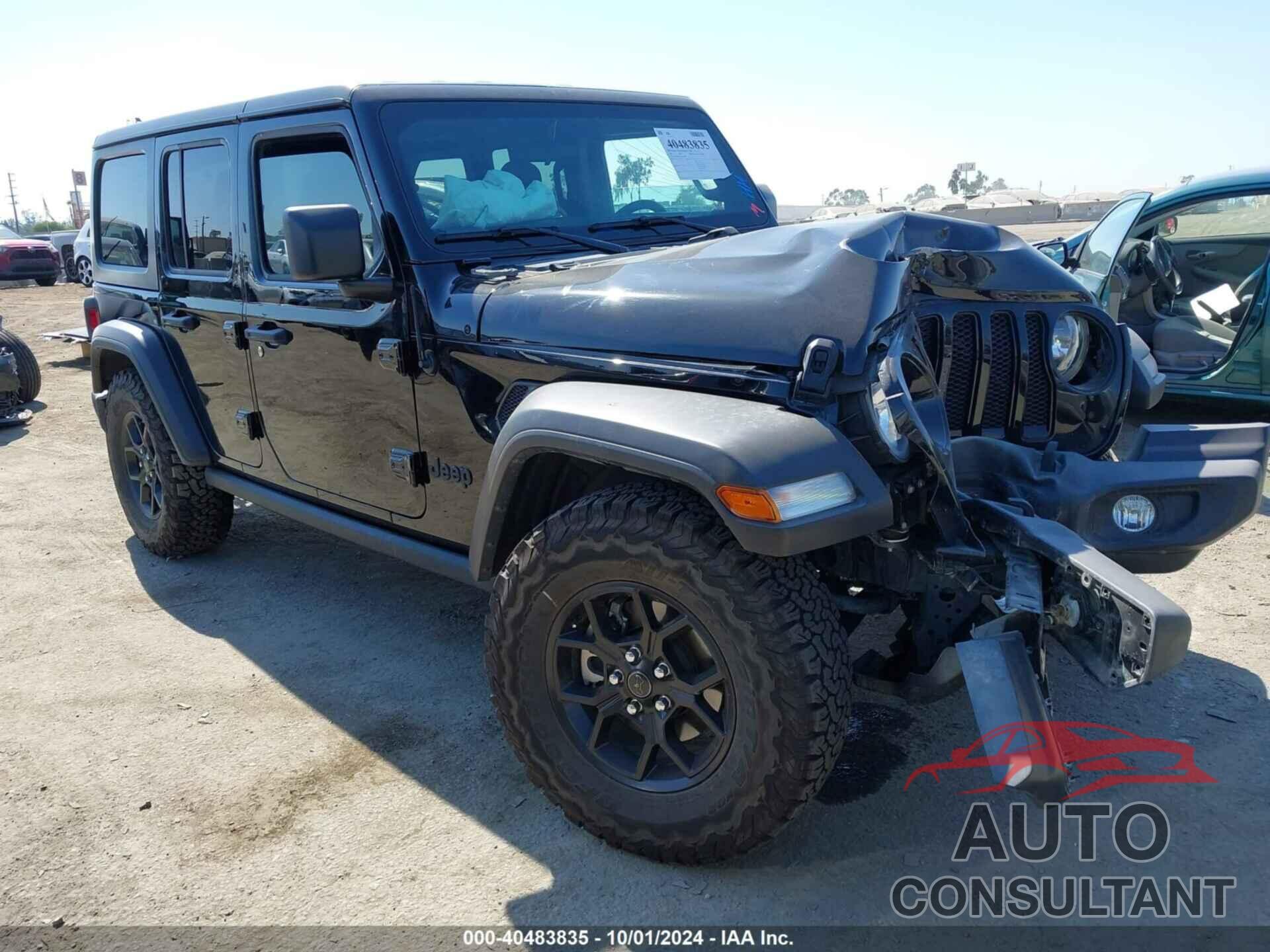 JEEP WRANGLER UNLIMITED 2022 - 1C4HJXDG4NW179888