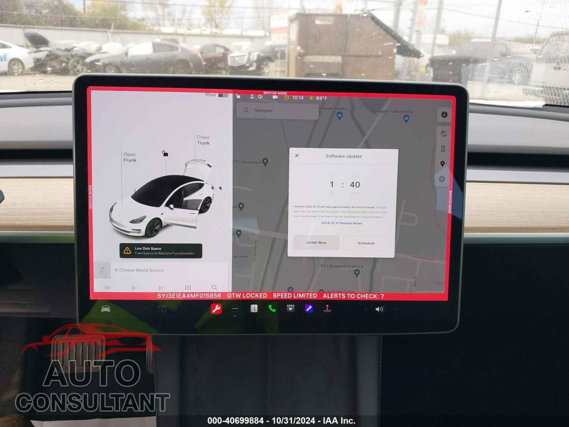 TESLA MODEL 3 2021 - 5YJ3E1EA4MF015856