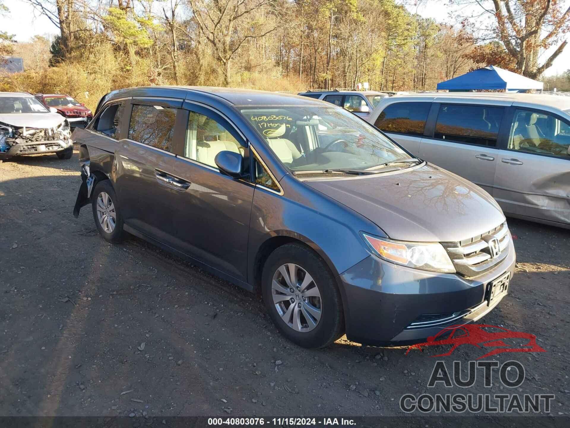 HONDA ODYSSEY 2017 - 5FNRL5H47HB009455