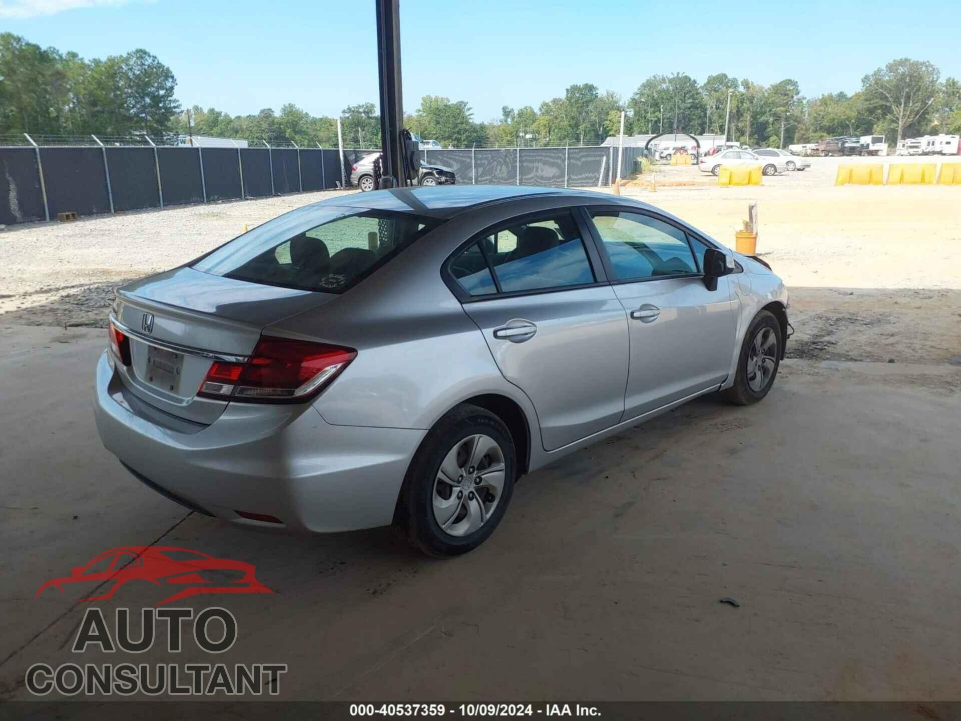 HONDA CIVIC 2013 - 19XFB2F55DE280689