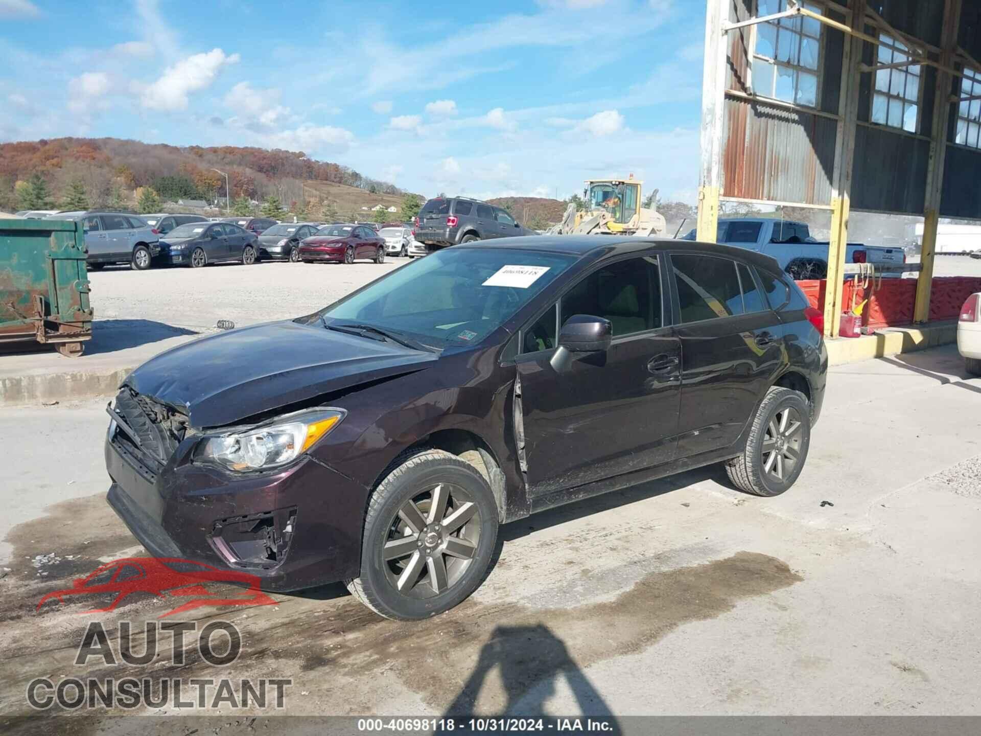 SUBARU IMPREZA 2012 - JF1GPAC60CG209398
