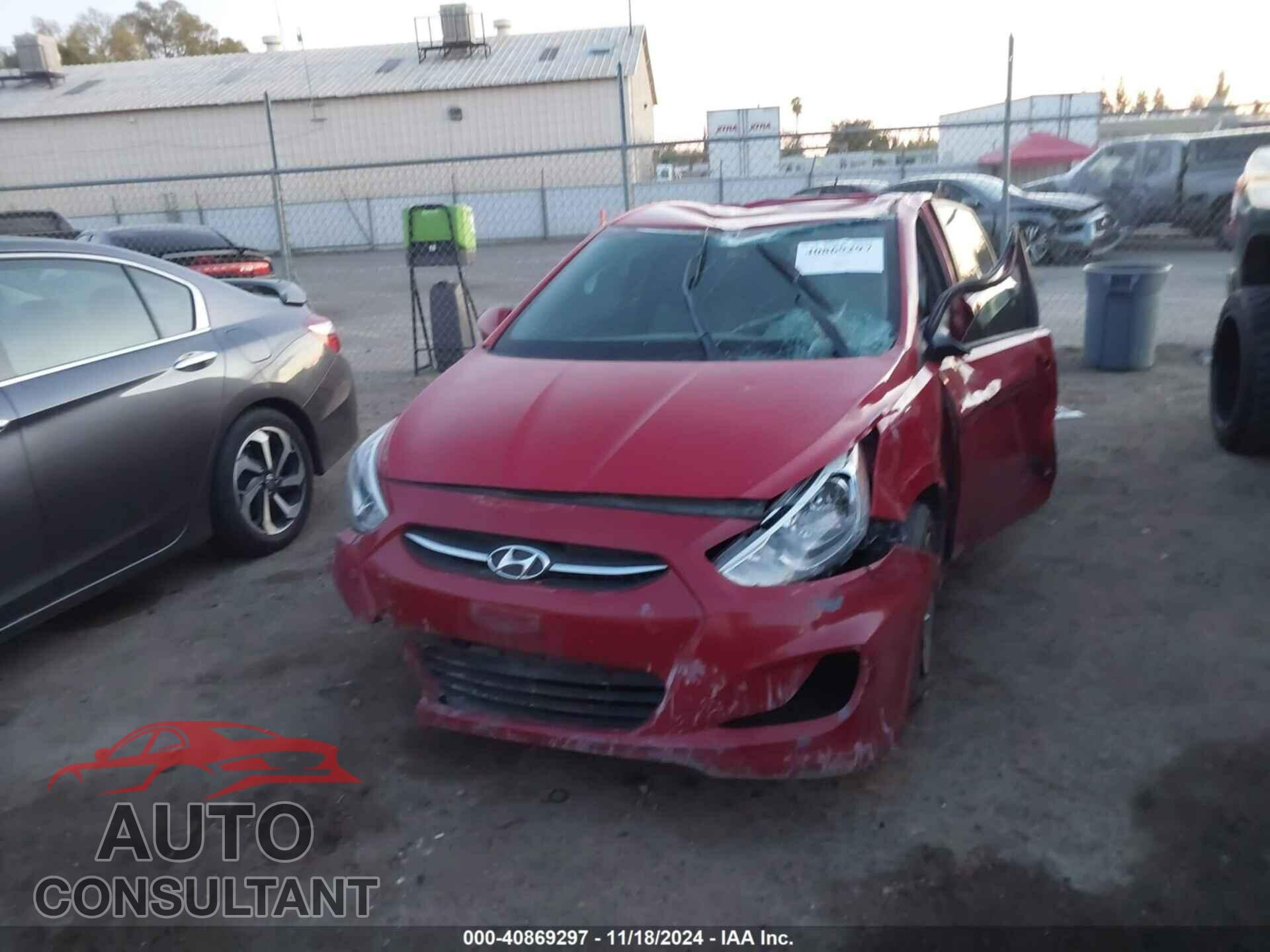 HYUNDAI ACCENT 2017 - KMHCT5AE2HU316947