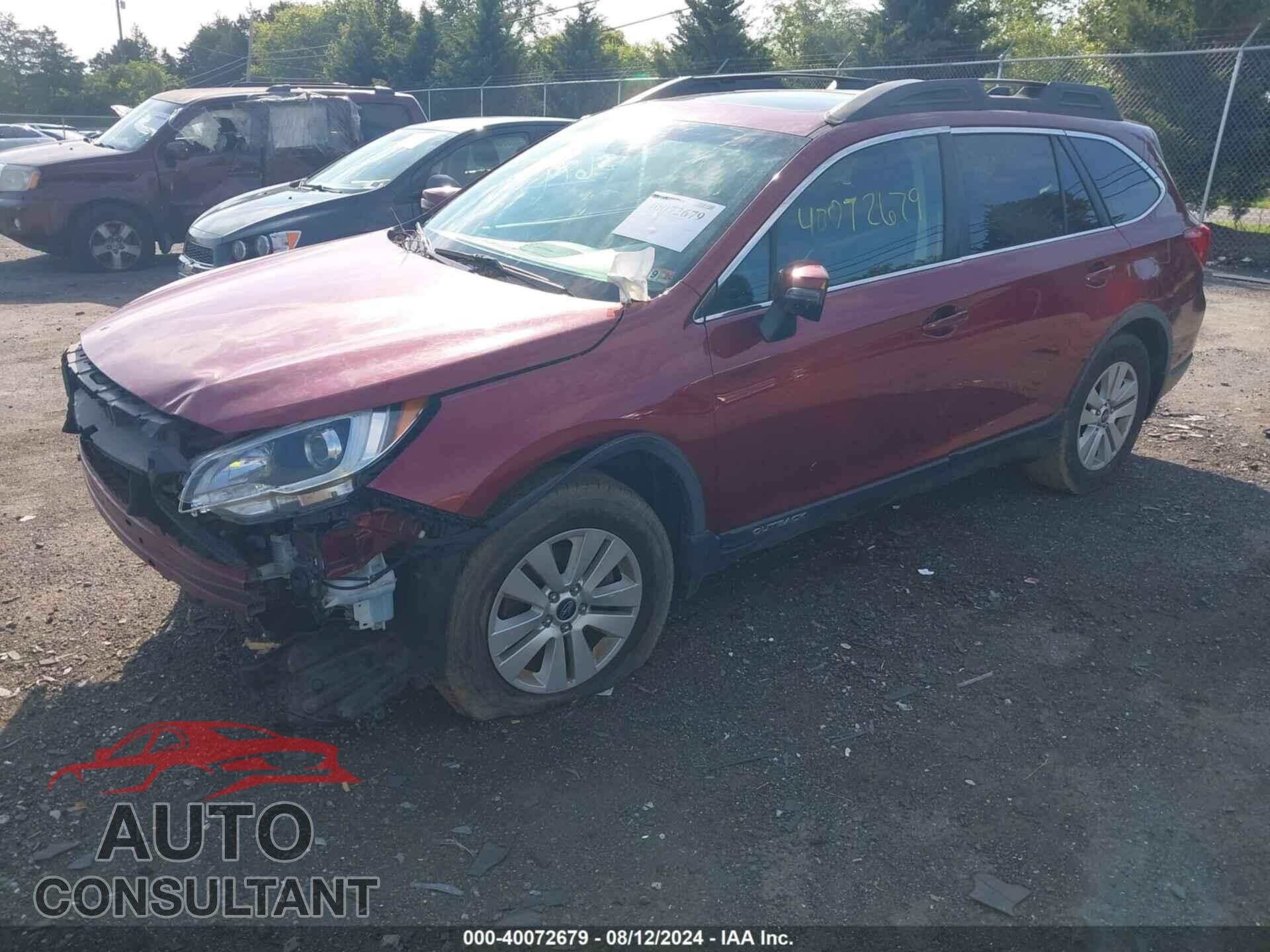 SUBARU OUTBACK 2016 - 4S4BSAHC0G3323671