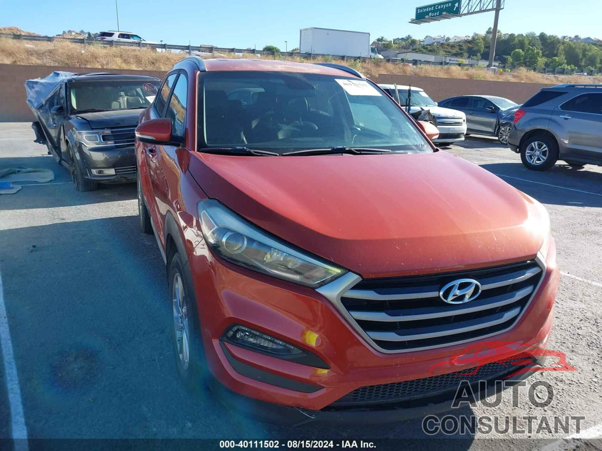 HYUNDAI TUCSON 2017 - KM8J33A41HU408439