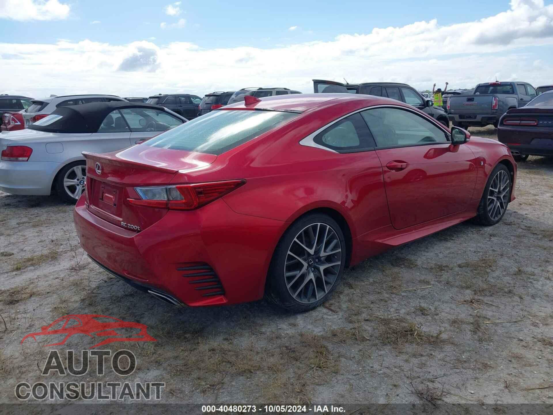 LEXUS RC 2016 - JTHHA5BC8G5003552
