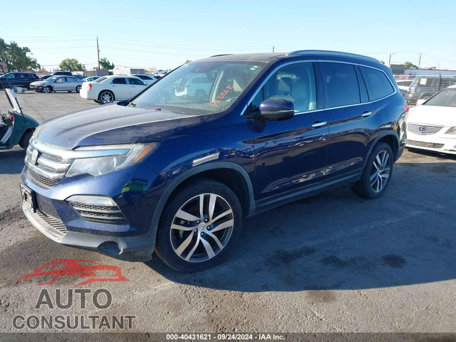 HONDA PILOT 2016 - 5FNYF6H97GB122485