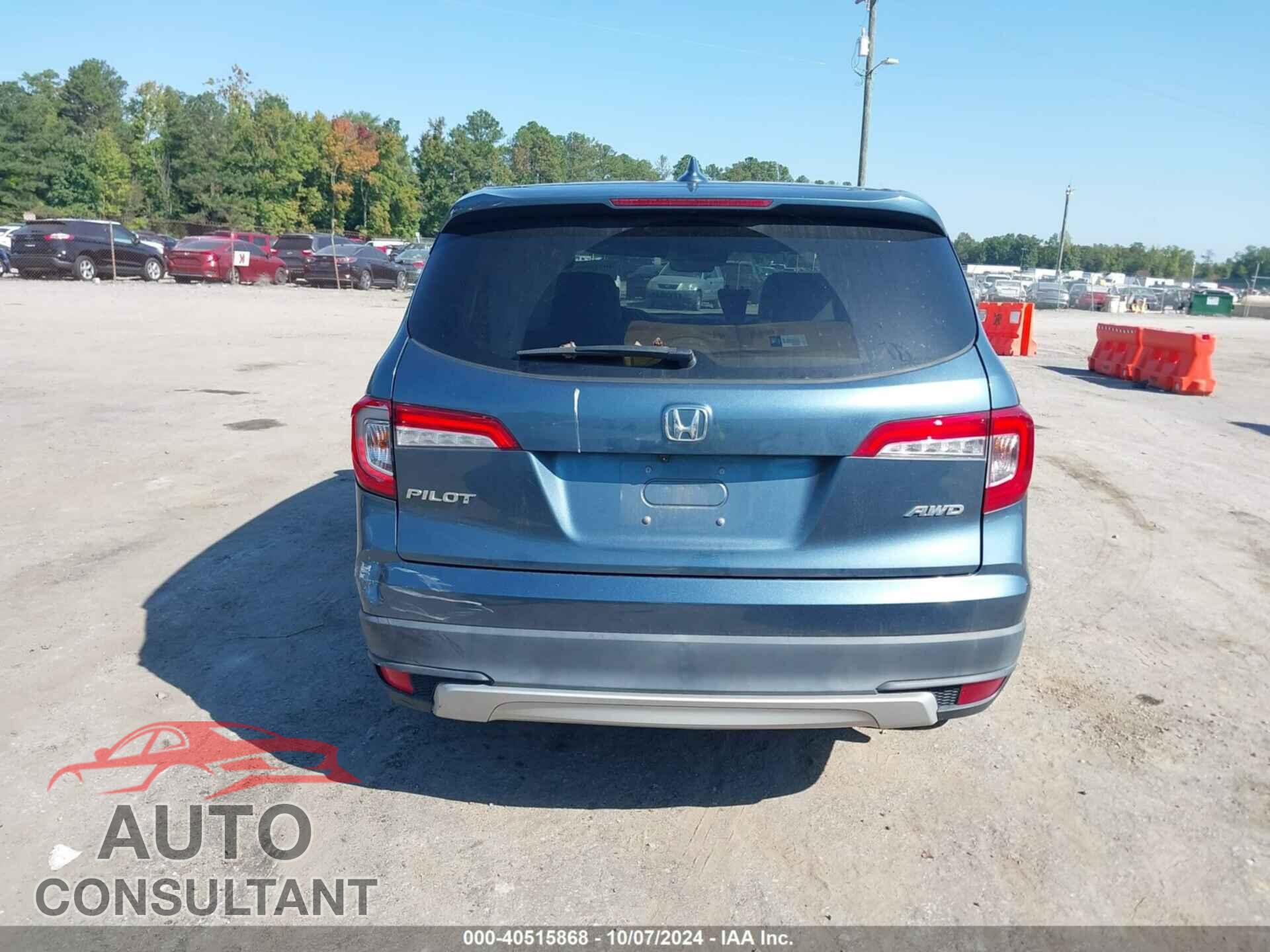 HONDA PILOT 2019 - 5FNYF6H41KB057873