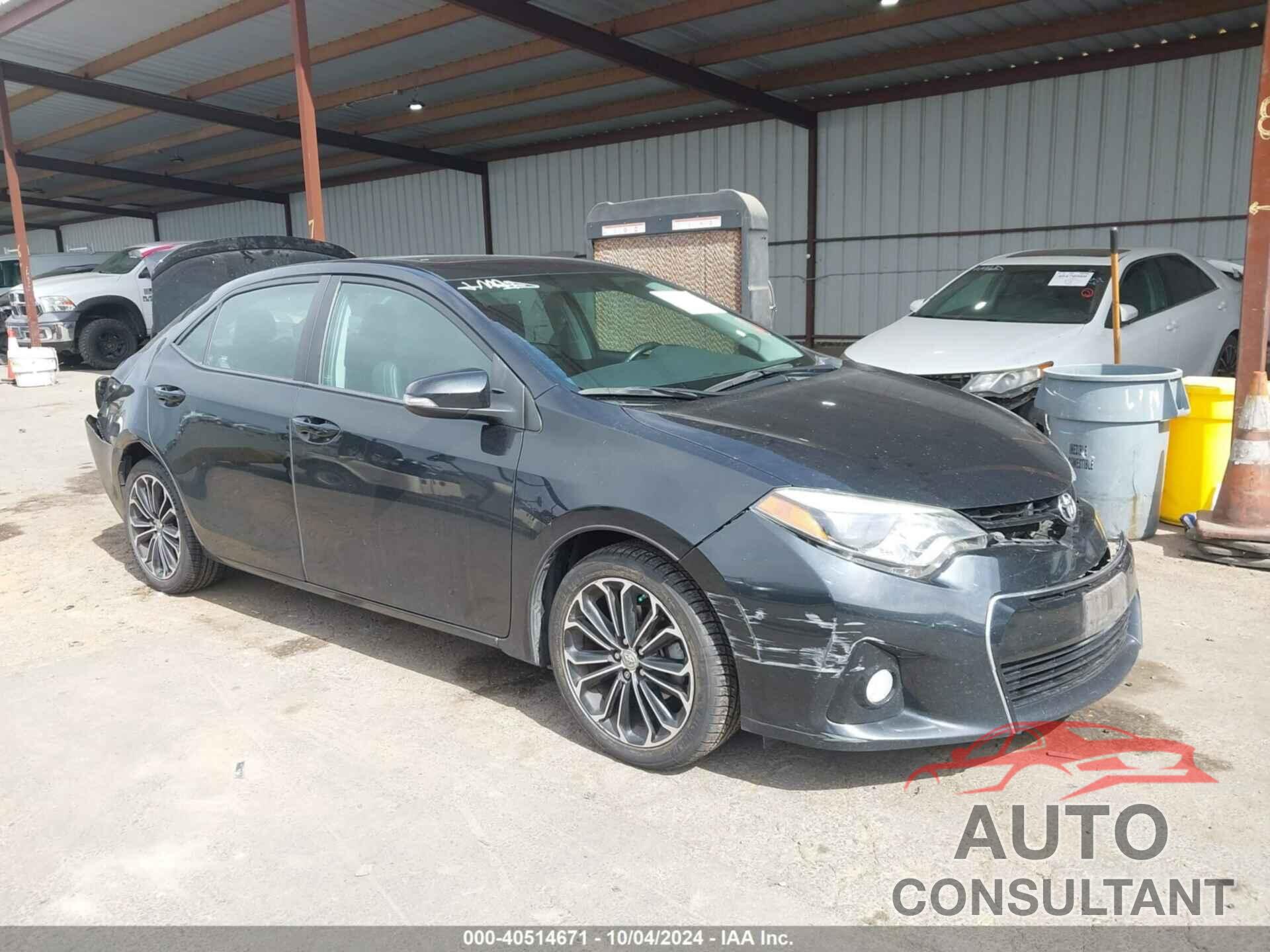 TOYOTA COROLLA 2016 - 5YFBURHE6GP455176