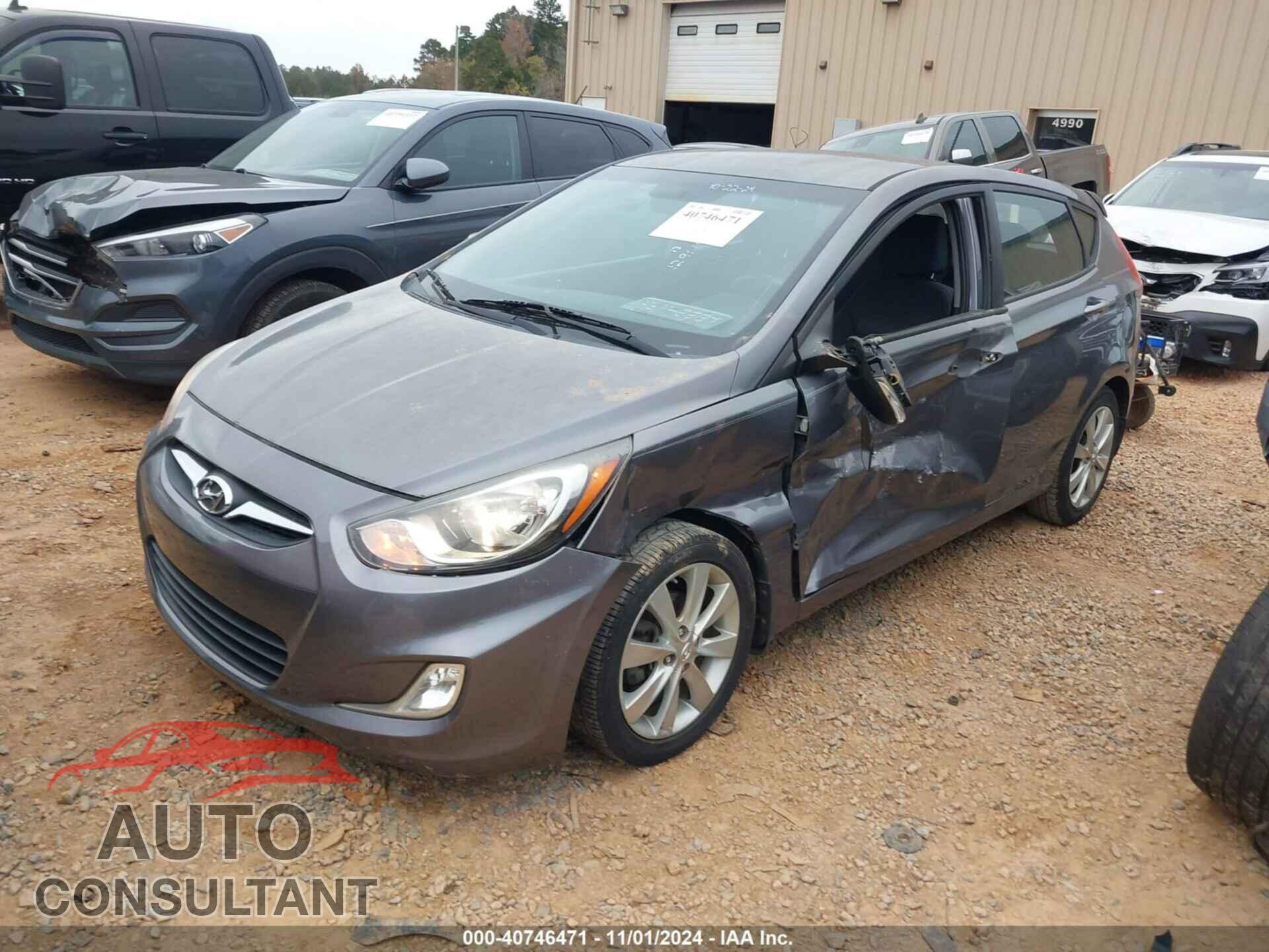 HYUNDAI ACCENT 2013 - KMHCU5AE6DU129119