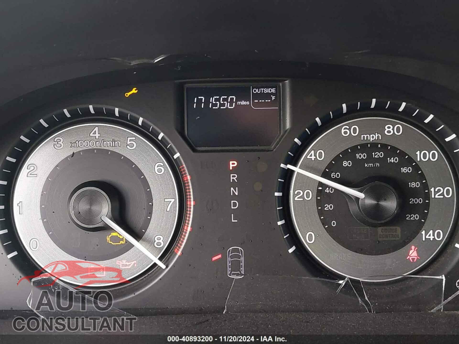 HONDA ODYSSEY 2013 - 5FNRL5H65DB090757