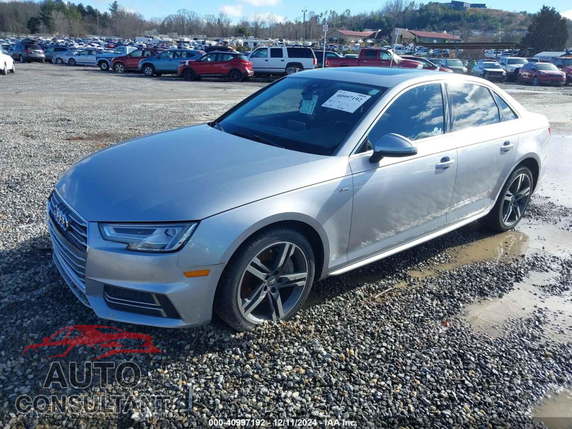 AUDI A4 2018 - WAUENAF49JA110397