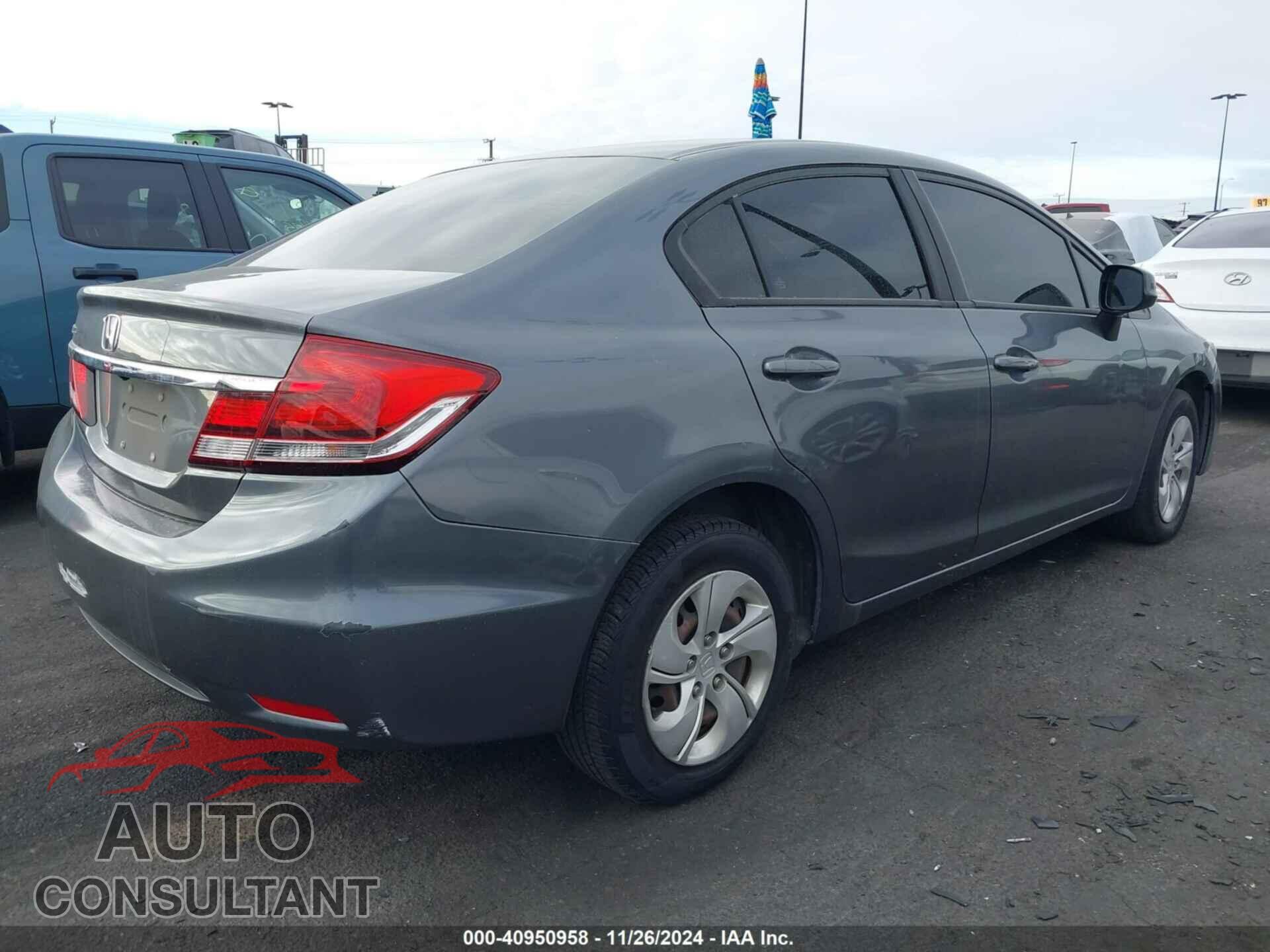 HONDA CIVIC 2013 - 19XFB2F57DE247614