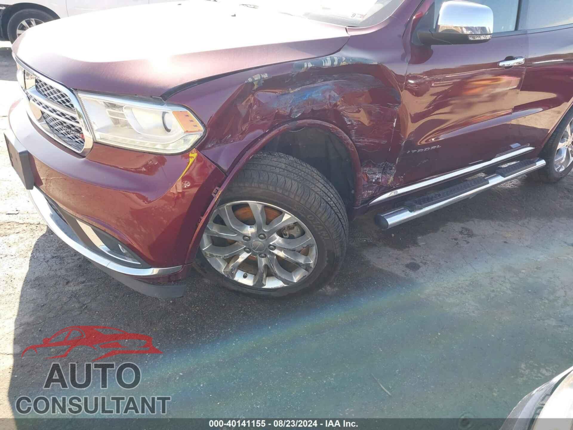 DODGE DURANGO 2017 - 1C4SDJET9HC888571