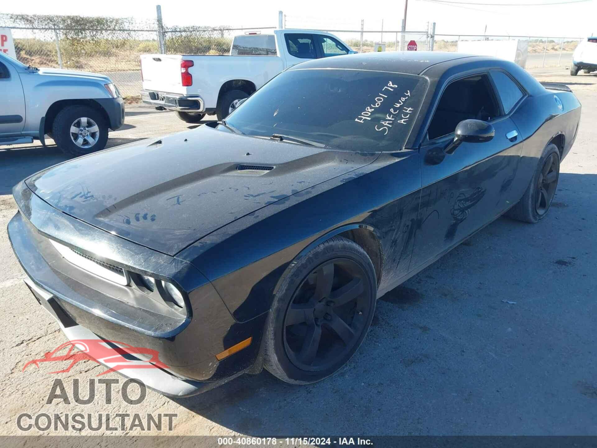 DODGE CHALLENGER 2013 - 2C3CDYAG3DH737078