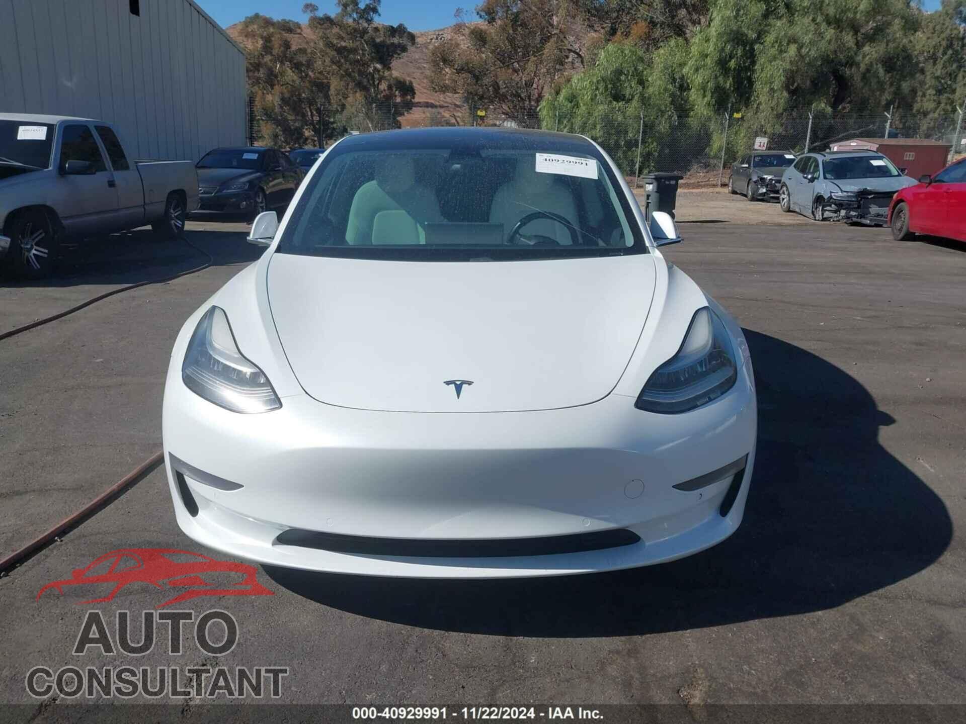 TESLA MODEL 3 2019 - 5YJ3E1EB9KF406992