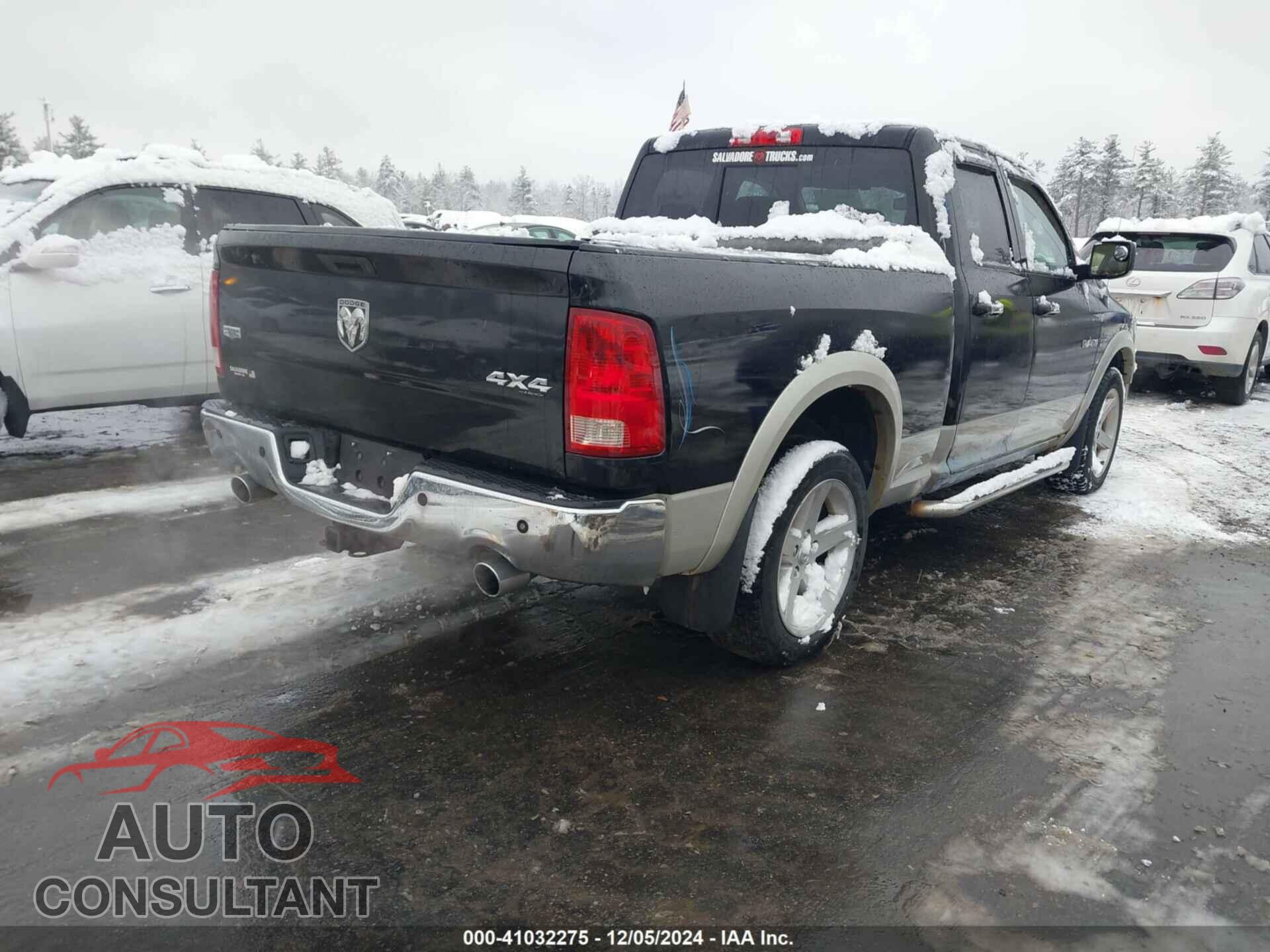 DODGE RAM 1500 2010 - 1D7RV1GTXAS218652