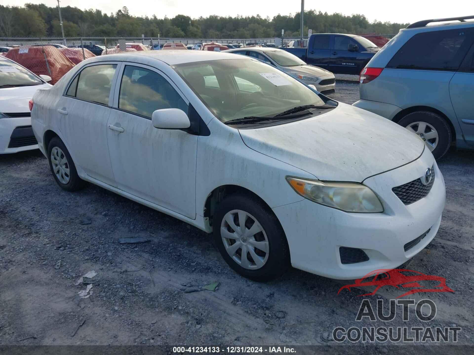 TOYOTA COROLLA 2009 - 2T1BU40E29C160304