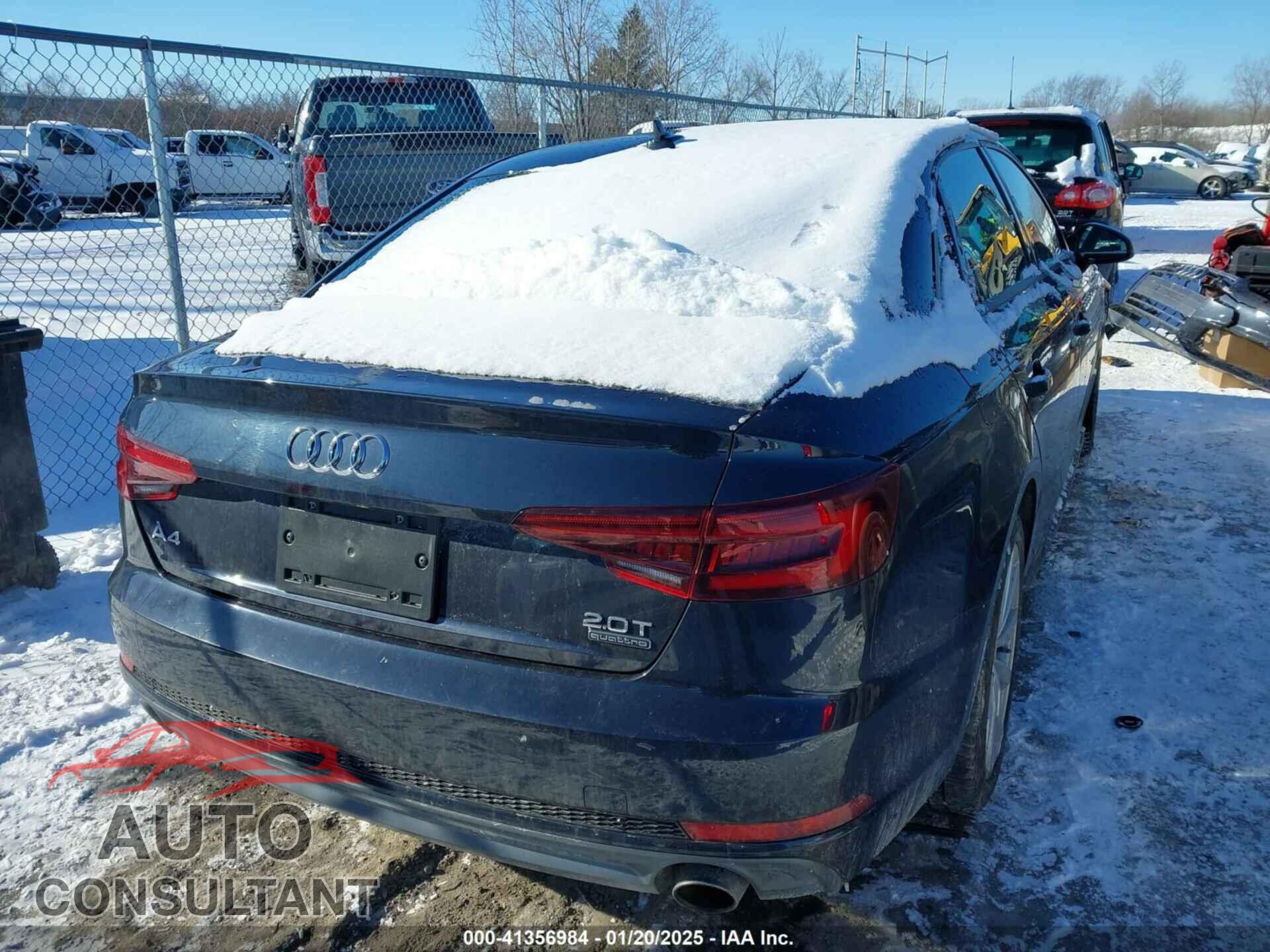 AUDI A4 2018 - WAUDNAF49JA134498
