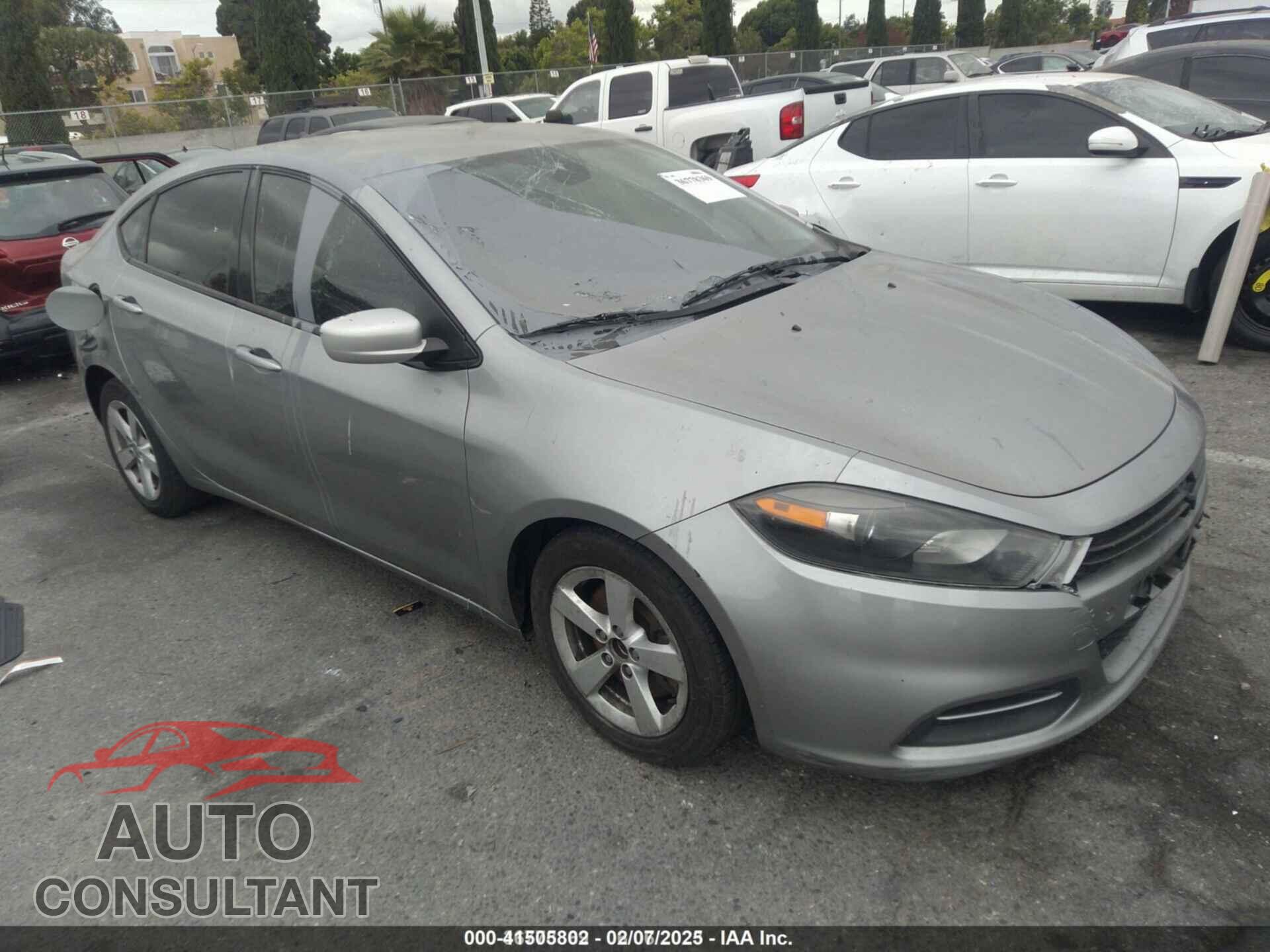 DODGE DART 2015 - 1C3CDFBB0FD265557