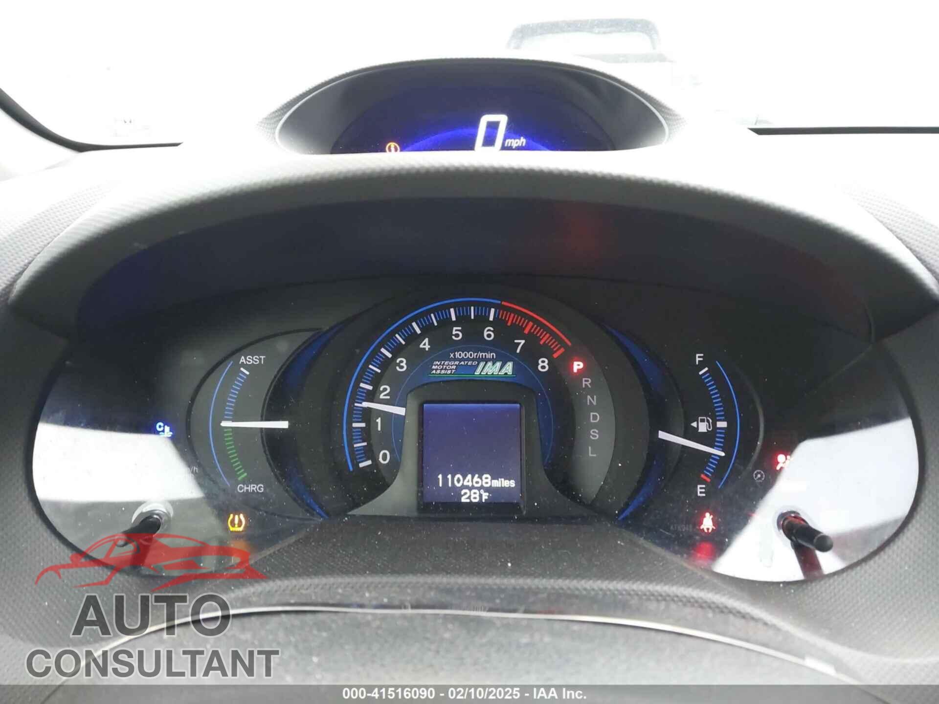 HONDA INSIGHT 2012 - JHMZE2H31CS006271