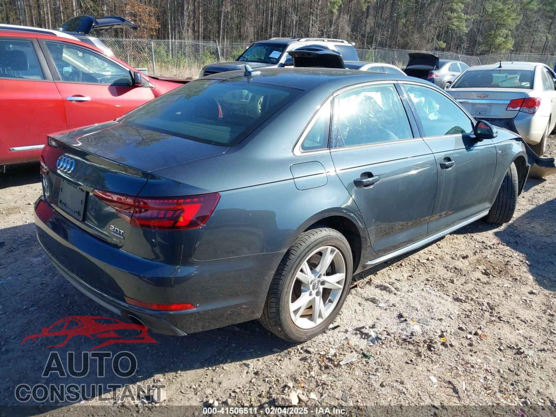 AUDI A4 2018 - WAUDNAF47JA019737