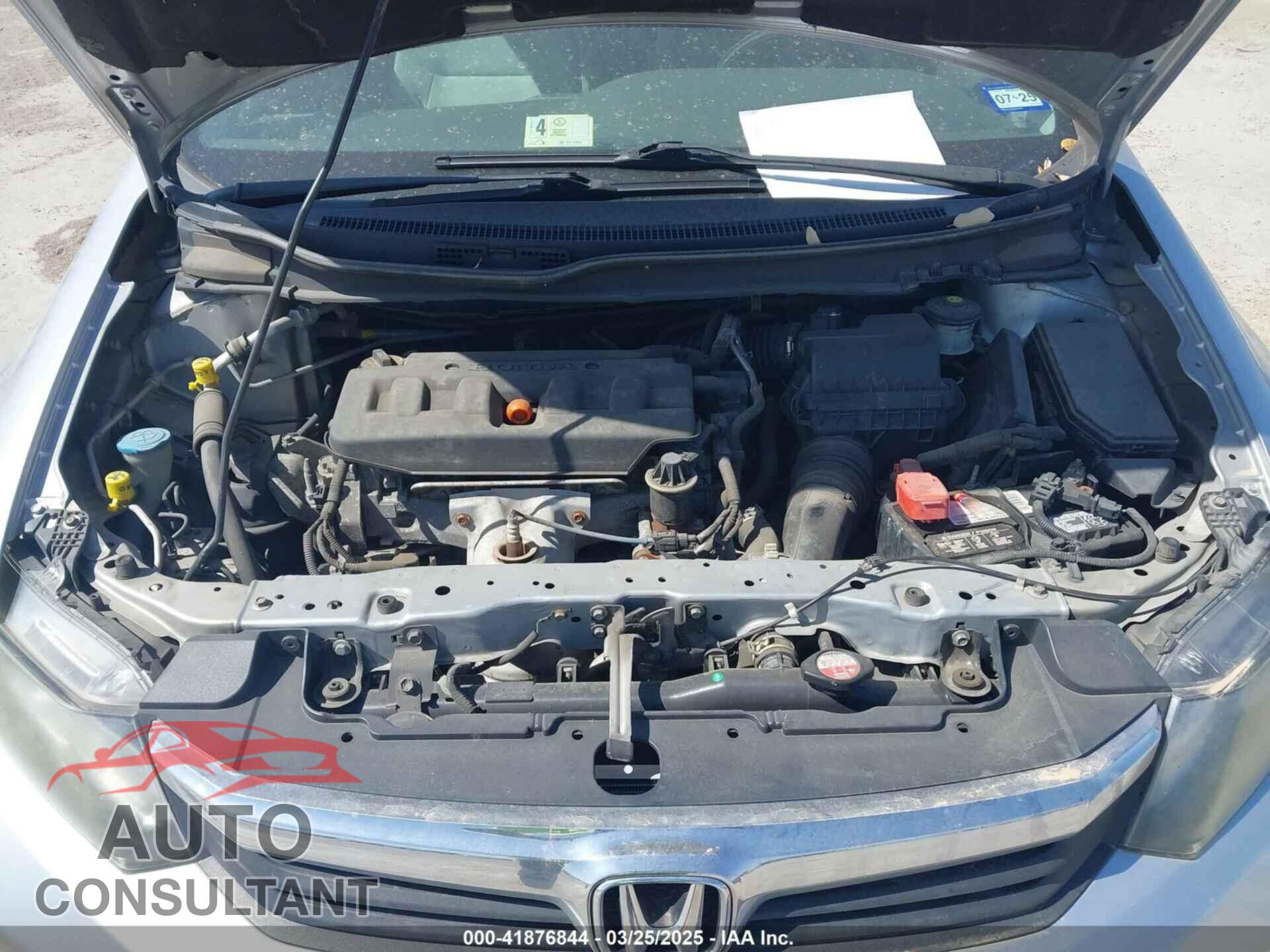 HONDA CIVIC 2012 - 19XFB2F55CE379964