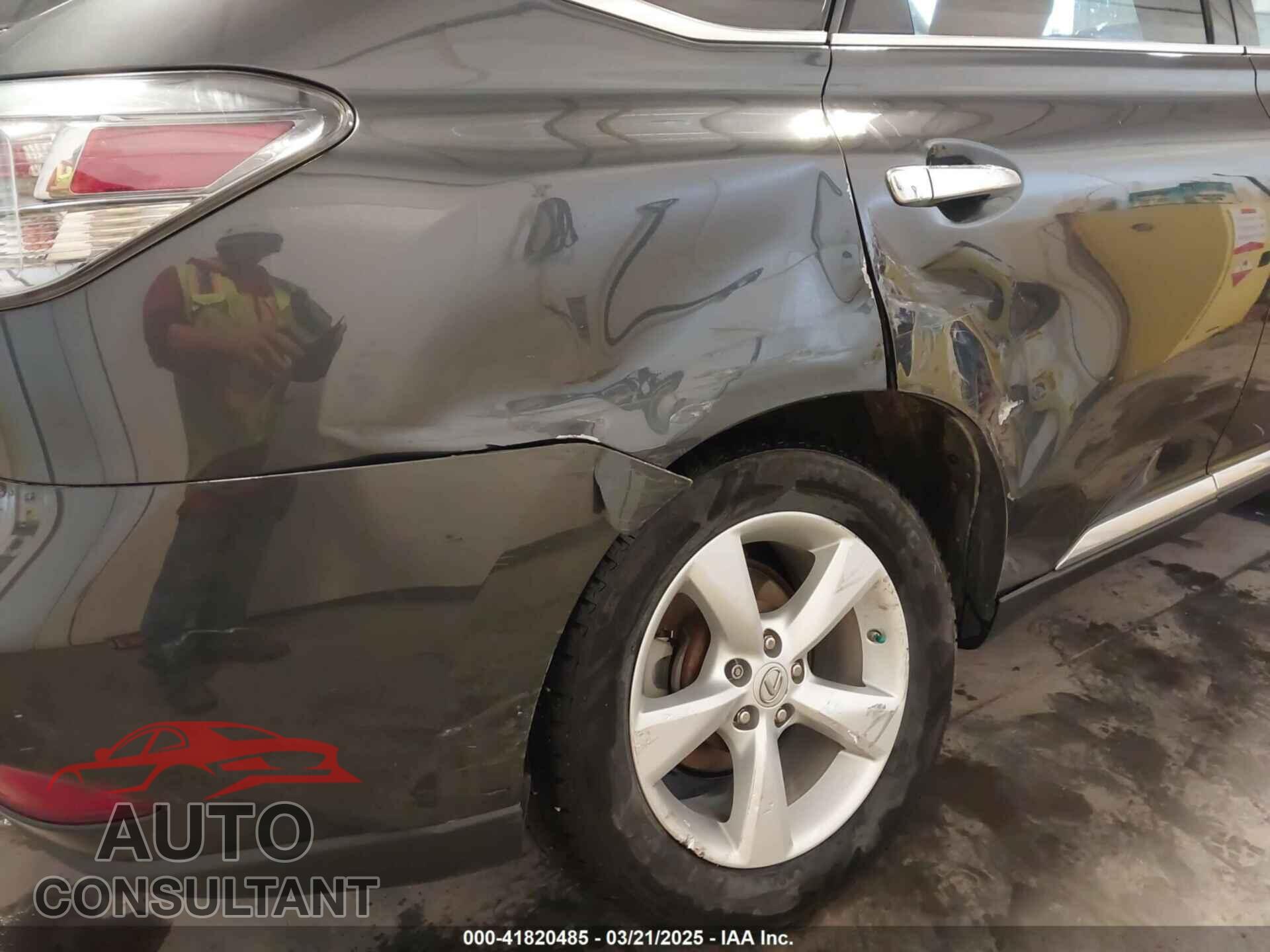LEXUS RX 350 2011 - 2T2BK1BA9BC086167