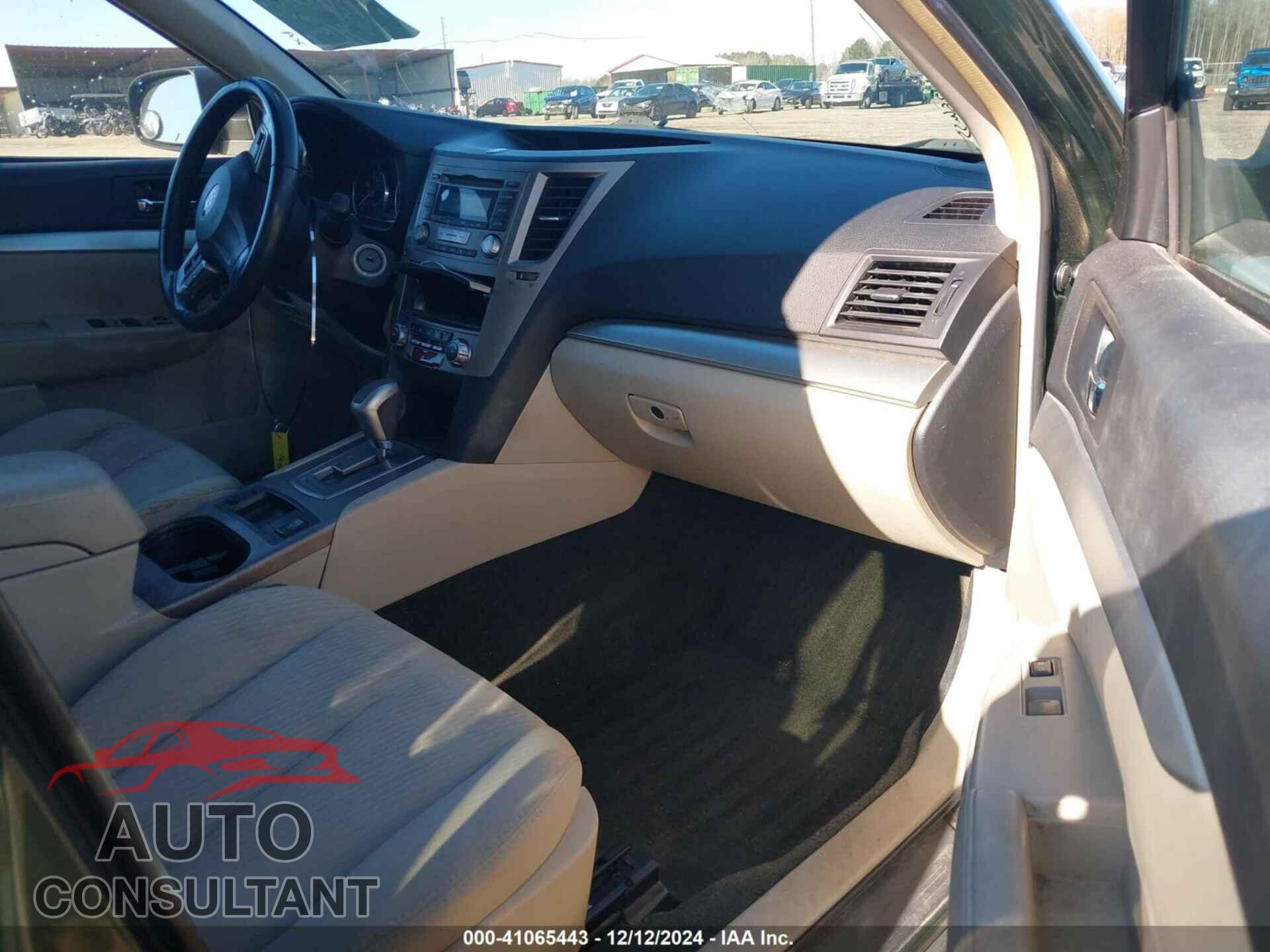 SUBARU OUTBACK 2012 - 4S4BRBGC9C3217314
