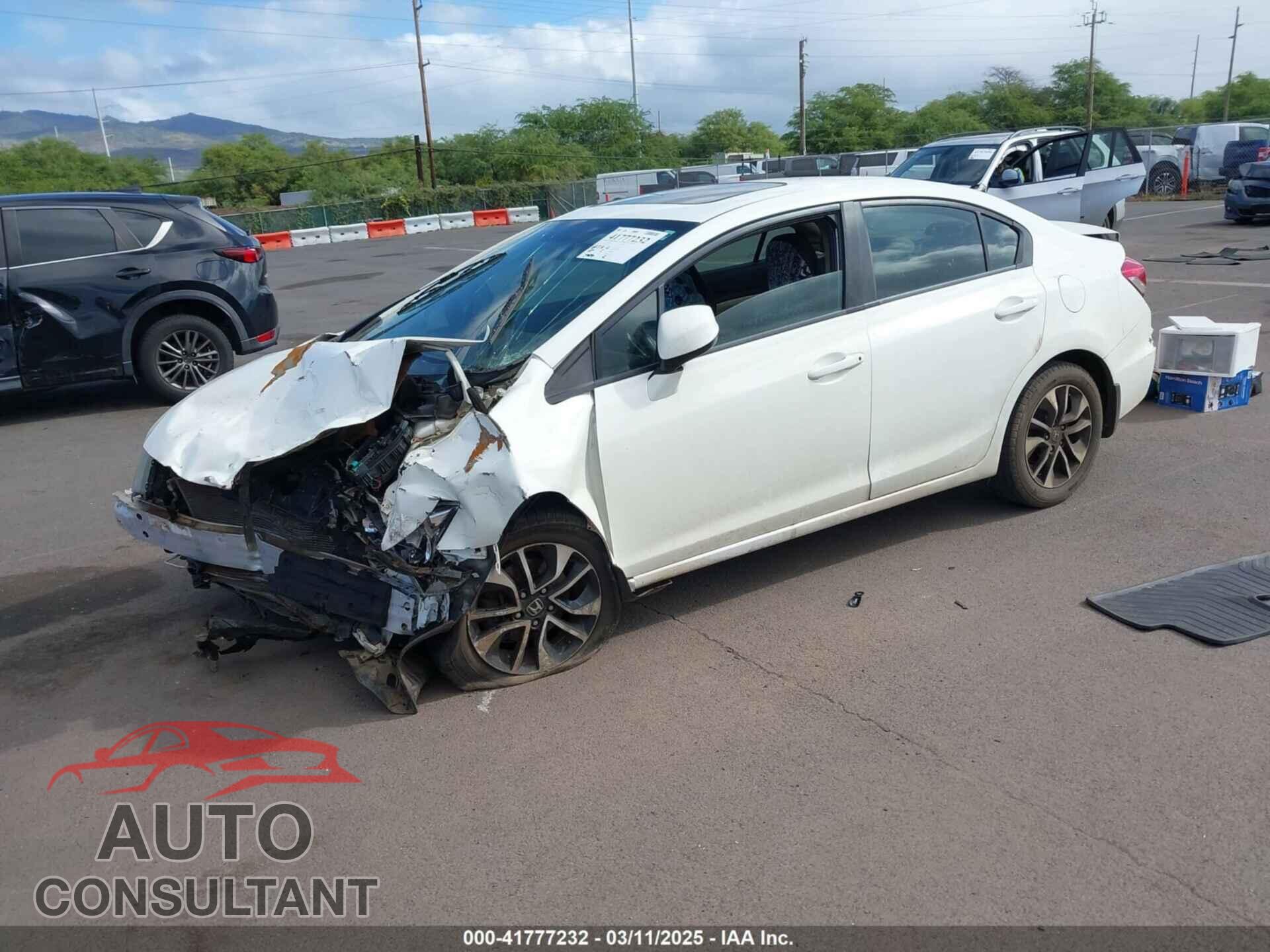 HONDA CIVIC 2013 - 2HGFB2F85DH512207