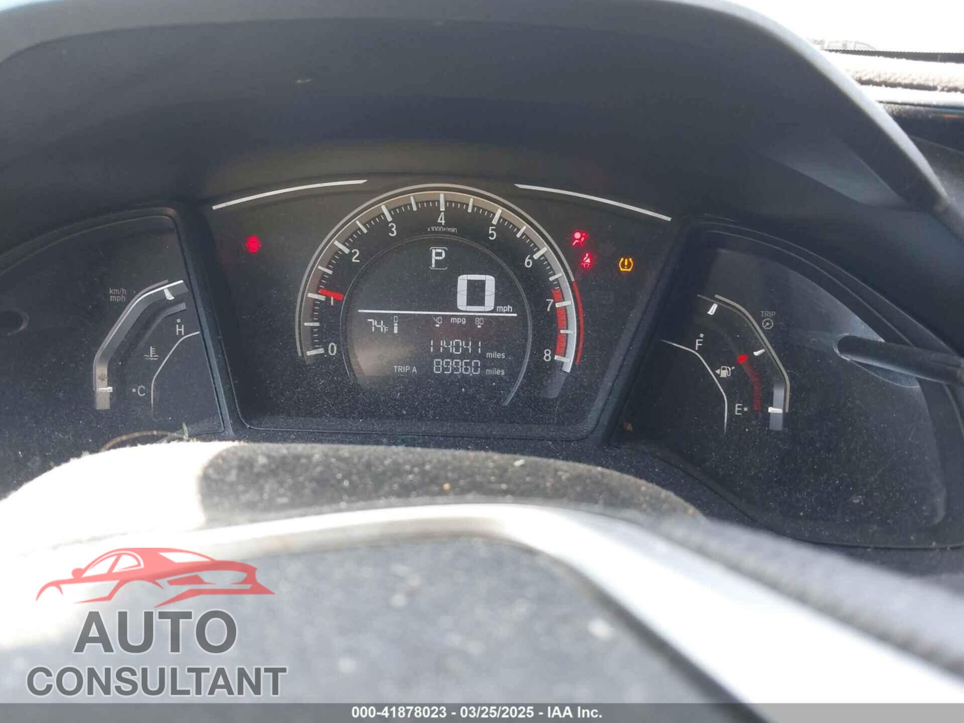 HONDA CIVIC 2017 - 19XFC2F54HE010470