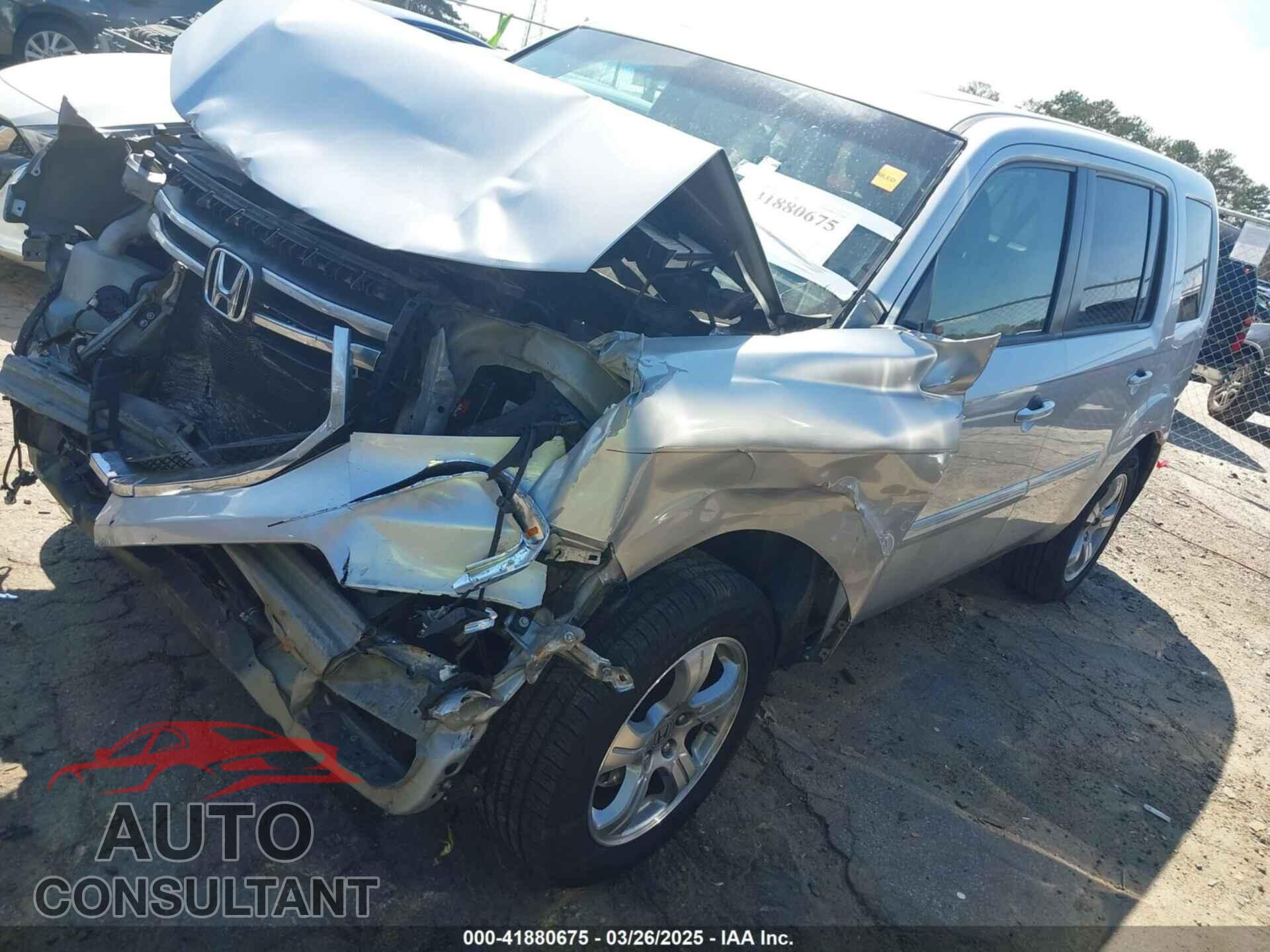 HONDA PILOT 2013 - 5FNYF3H59DB022797